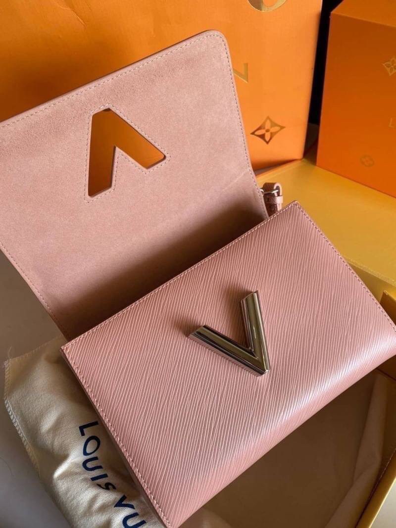 VIP 】หนังแท้ LOUIS VUITTON Epi Twist Shoulder Bag MM 4 สี พร้อมส่งที่ไทย