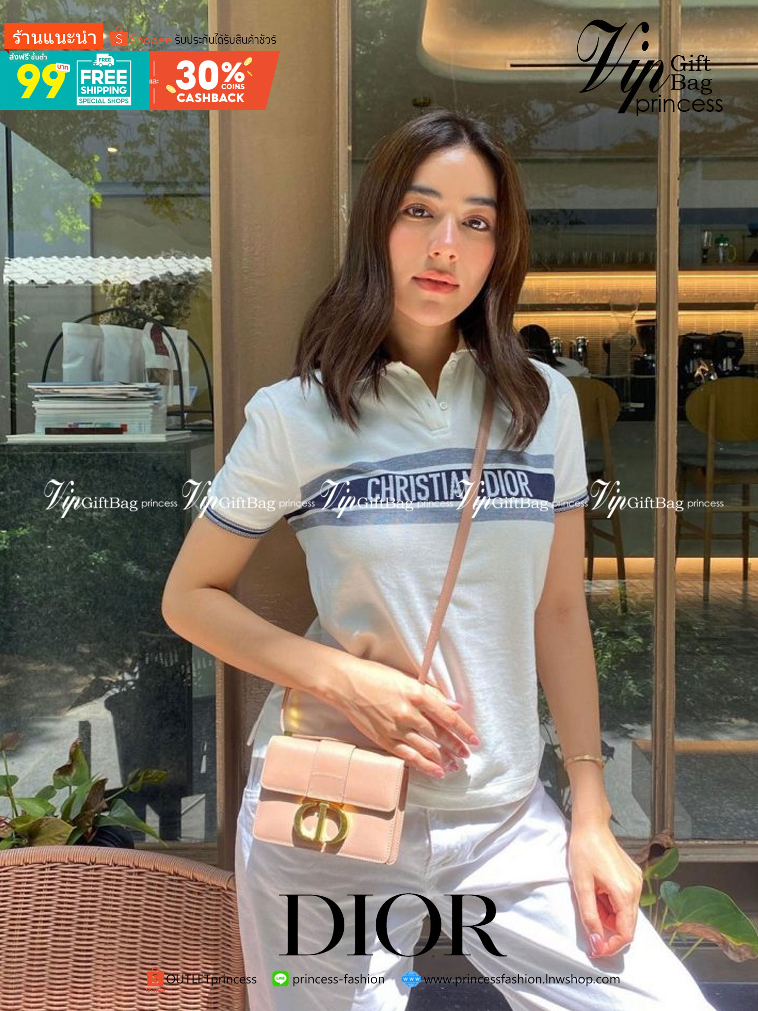 หนังแท้ DIOR Micro 30 Montaigne Bag พร้อมส่งที่ไทย เกรดเทพออริจินอลหนังแท้ สวยมากค่ะ ภาพสินค้าถ่ายจากงานขายจริง ใช้งานต่างประเทศได้ สายสะพายหนังยาวถอดได้ปรับระดับได้ จะสะพายไหล่หรือ CROSSBODY ก็ดูดีลุ๊คนี้คุณหนูมากค่ะ ไอเท็มนี้แนะนำไม่มีเอ้าท์ค่ะ ภาพถ่ายส