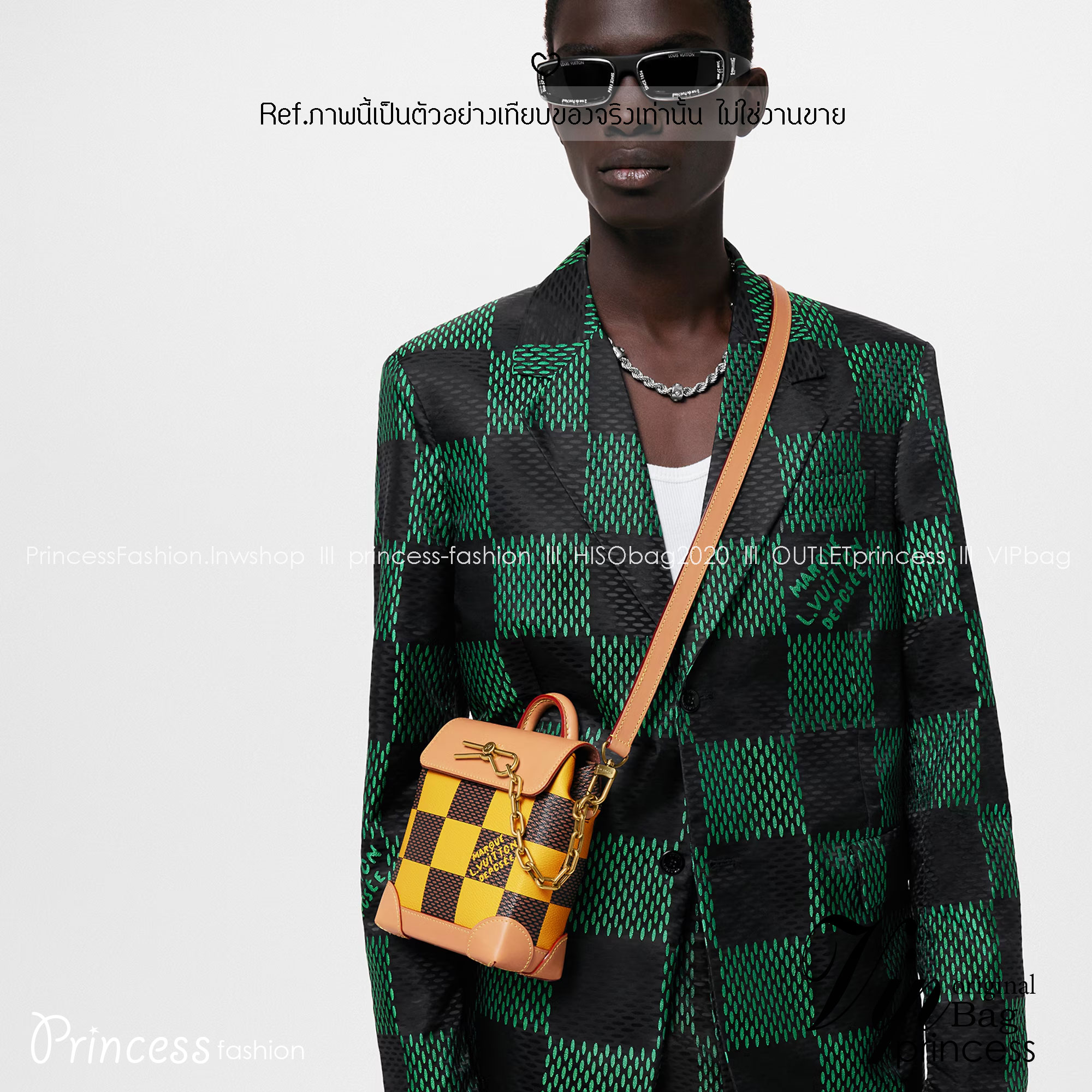 LV Nano Steamer Bag Monogram Craggy กระเป๋าสะพายดีไซส์วินเทจลายใหม่ สวยงามหรูหรา โดดเด่นสะดุดตาเป็นเอกลักษณ์ เกรดออริ