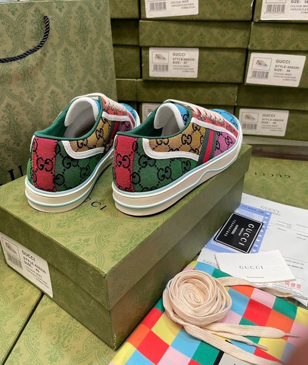 Men's Gucci Tennis 1977 GG Multicolour sneaker
