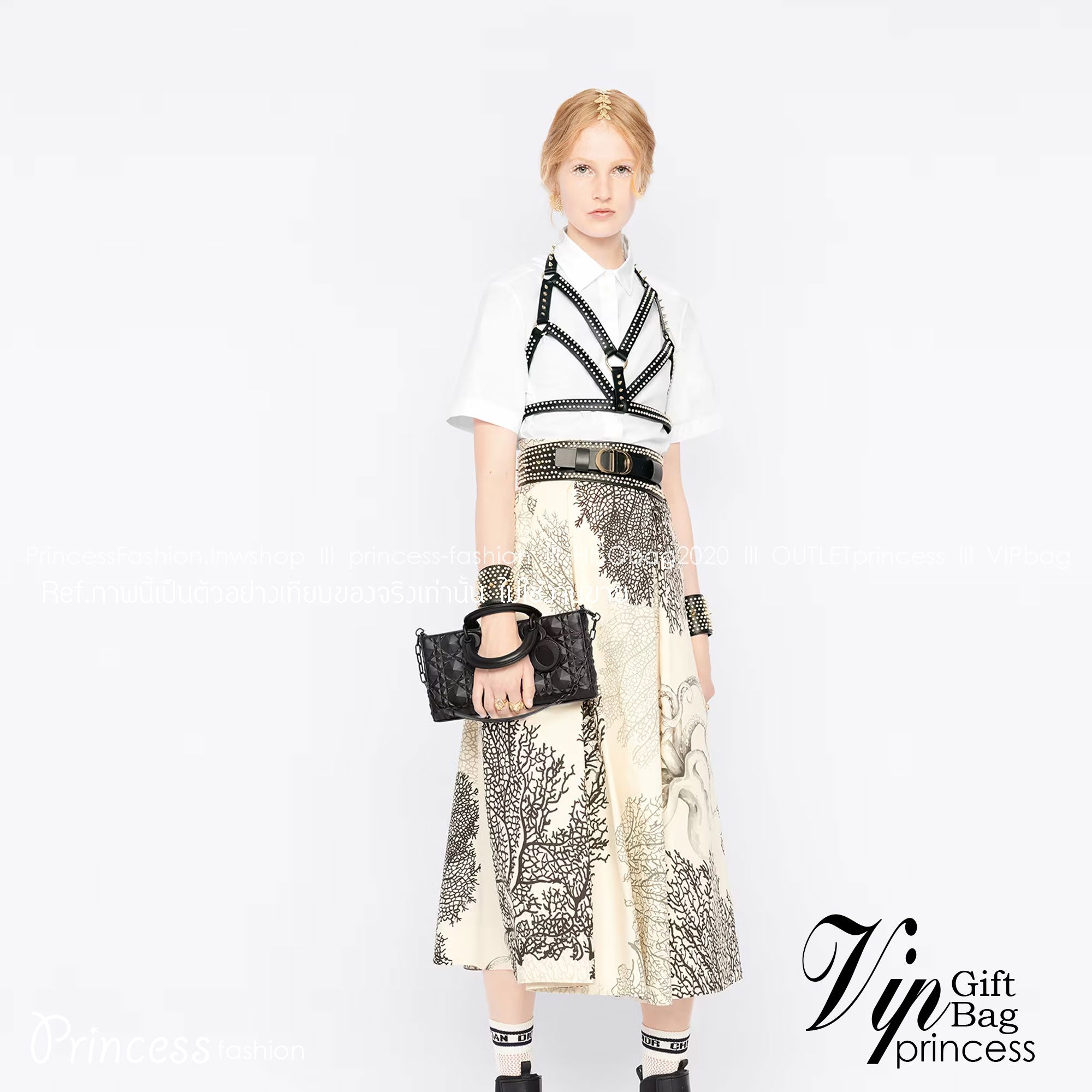 DIOR LADY D-JOY BAG Cannage Calfskin with Diamond Motif 10" คือราชนิกุลมากแม่ความเลดี้ ดิออร์ที่เกินต้าน งานชนช้อปปังสุด ถือสลับแท้ไม่โป๊ะ