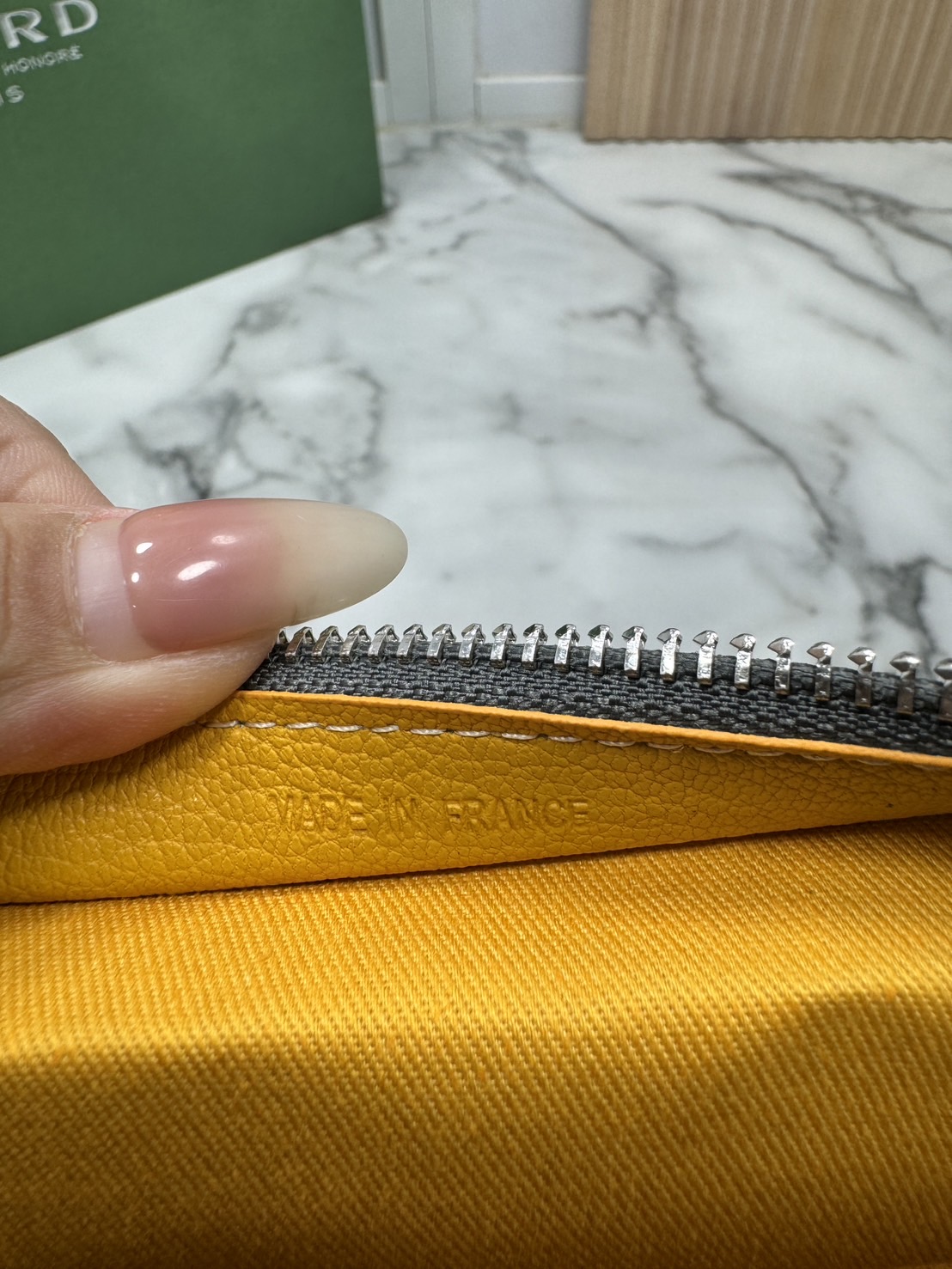 ORI หนังแท้ | Goyard Jouvence MM Toiletry Bag / Goyard Clutch bag กระเป๋าทรงคลัชกะทัดรัด เหมาะสำหรับการเก็บของในแนวตั้งและป้องกันการหกหรือรั่วไหล แคนวาสทำความสะอาดง่าย