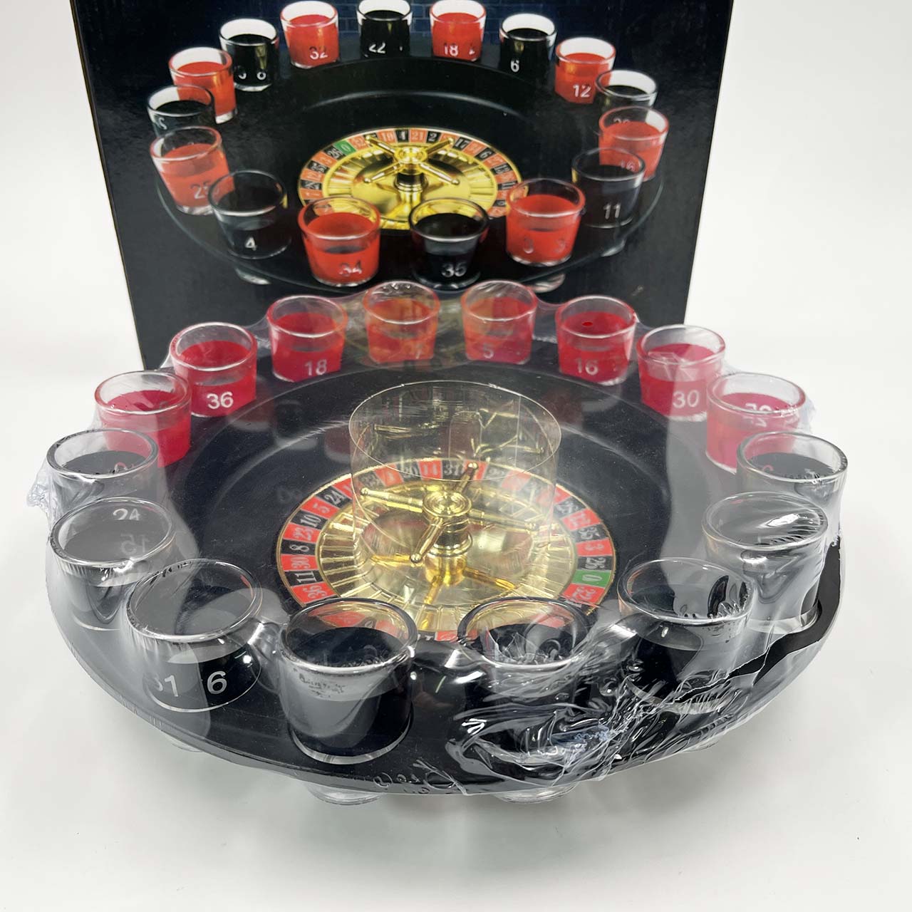 เกมรูเล็ตพร้อมแก้ว16 แก้ว (Drinking Roulette )
