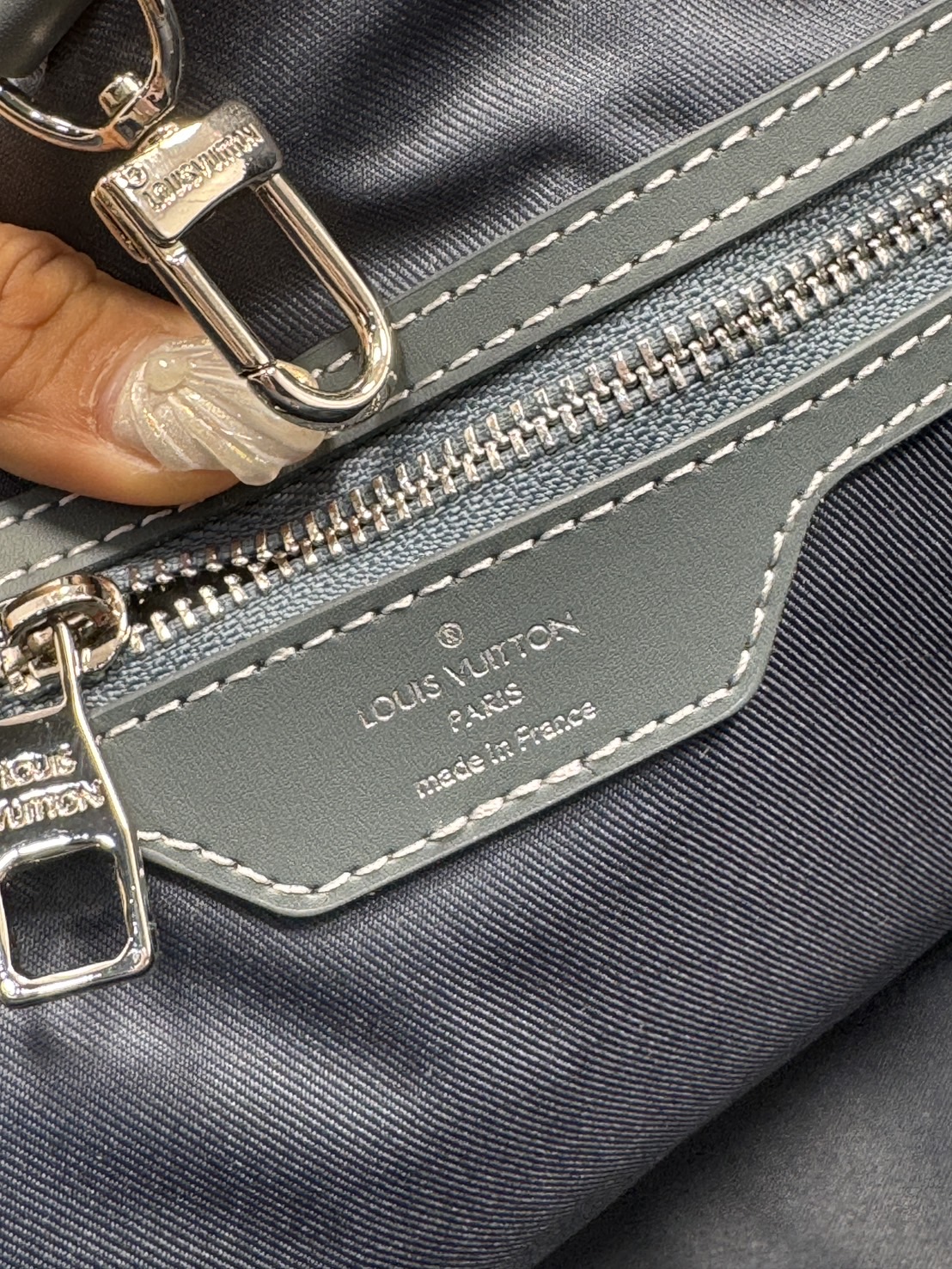 LV Weekend Tote NM Bag Monogram Washed Denim canvas กระเป๋าถือใบใหญ่พร้อมสายสะพาย ทรงโท้ทเดนิมลายโมโนแกรมปั้มนูน 🤍 สินค้าเกรดออริจินอล