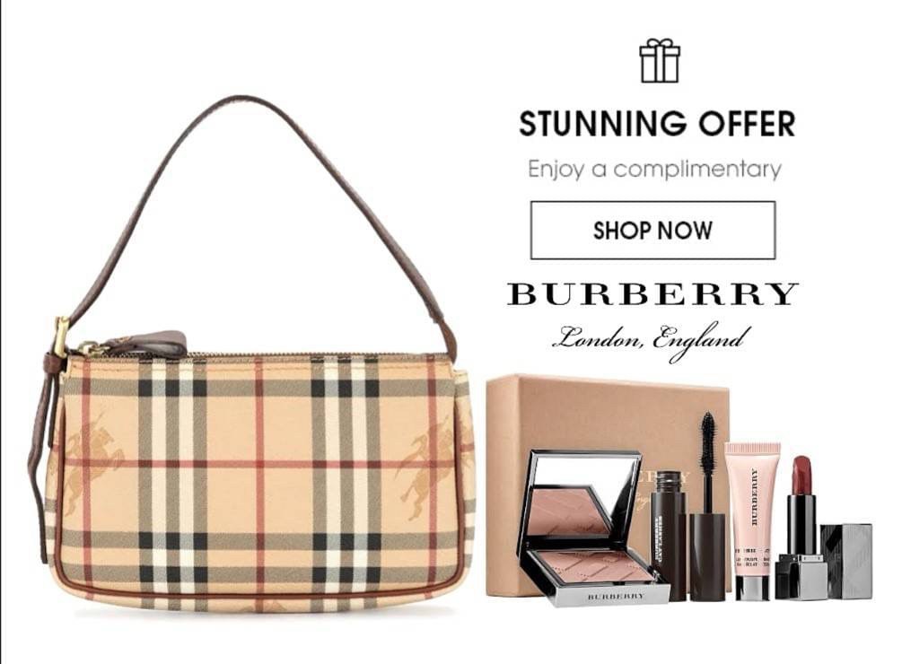 BURBERRY HAND BAG VIP GIFT WITH PURCHASE (GWP) พรีเมี่ยมกิ๊ฟ Limited Edition