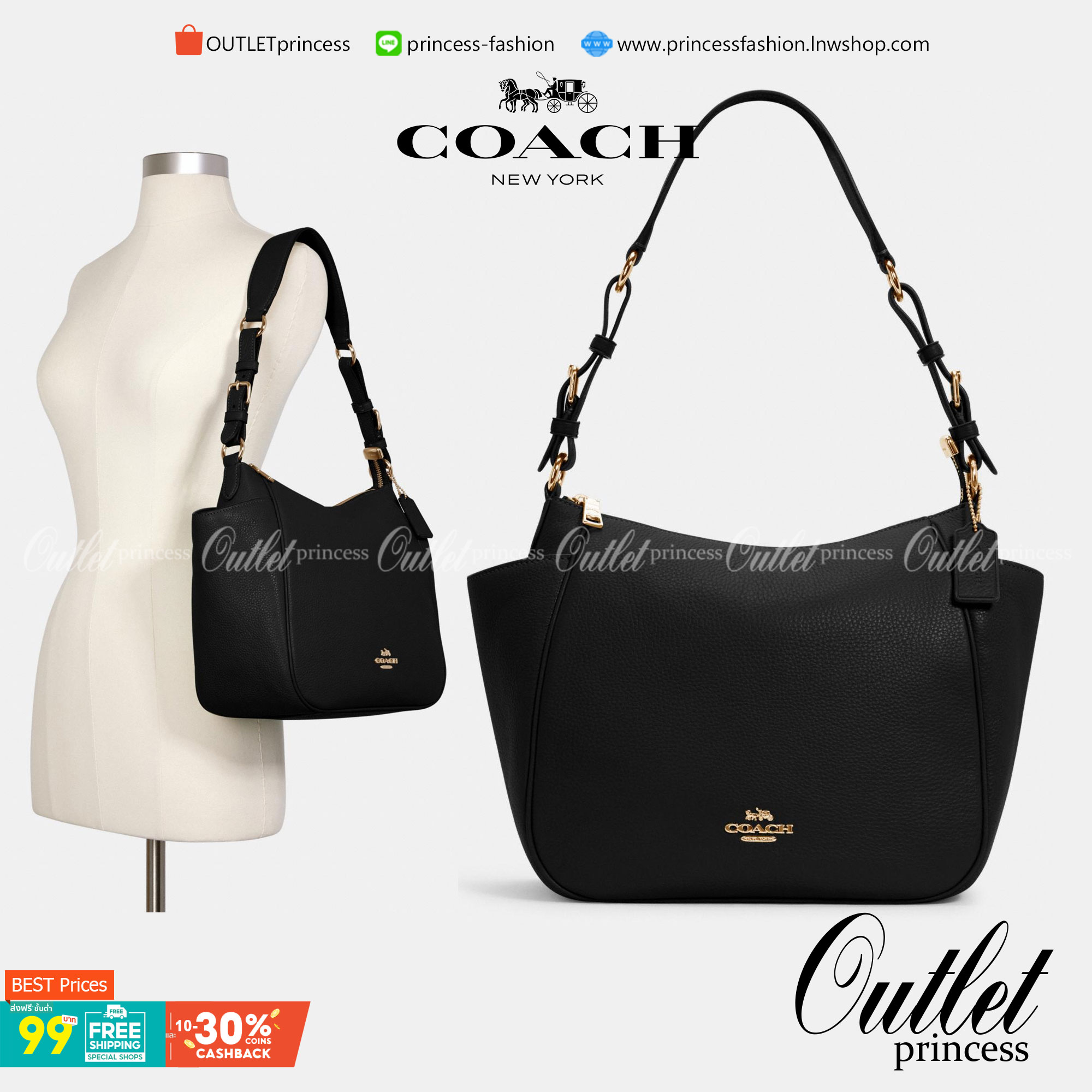 สินค้าออกใหม่ พร้อมคอลเลคชั่นสีใหม่ล่าสุดค่ะ! COACH RORI SHOULDER BAG ((C2855)) พร้อมส่งที่ไทย สวยก่อนใครแน่นอนค่ะ! กระเป๋าสะพายไหล่ หนังแท้ชั้นดีที่สุด หนังนิ่ม ทรงสวย หลงรักแน่นอนค่ะ