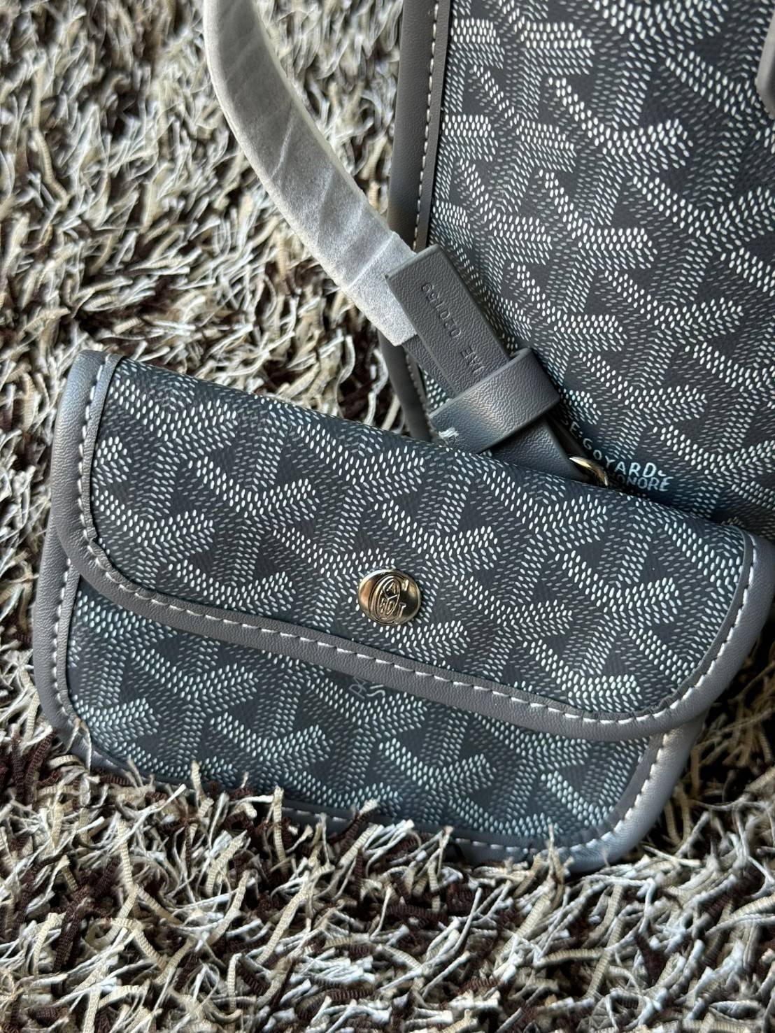 พร้อมส่ง 4 สี GOYARD ANJOU TOTE MINI / Goyard Villette Mini Tote Bag กระเป๋าทรงโท้ทมินิ แบรนด์หรูสัญชาติฝรั่งเศส 🧡 เกรดออริจินอล 1:1 สลับแท้ ใช้งานต่างประเทศได้