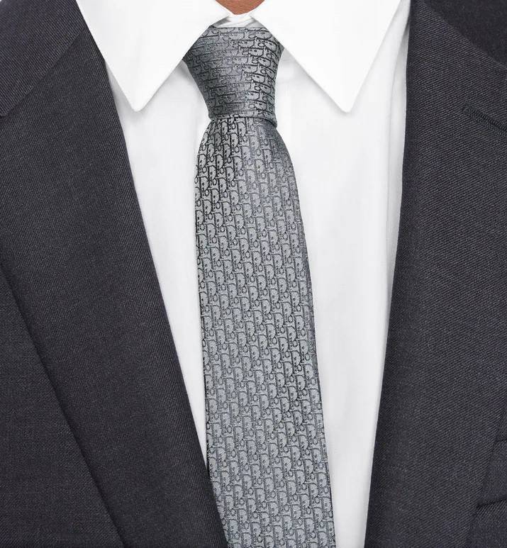 DIOR Necktie Monogram / Dior Oblique Tie Silk พร้อมส่งที่ไทย 3 สี เนคไทดิออร์แบรนด์หรู ผ้าซิลอย่างดี เกรดเหมือนจริง 1:1 **สินค้าเกรดท็อปออริจินอลสลับแท้ เกรดดีสุด ใช้งานต่างประเทศได้