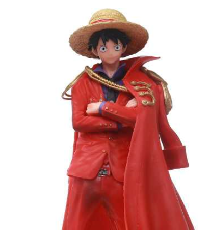 โมเดลลูฟี่เสื้อคลุมแดงกัปตันโจรสลัด