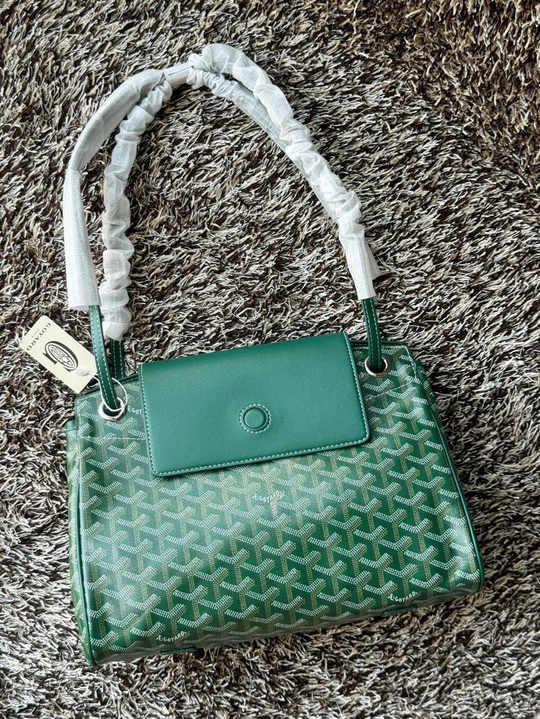 พร้อมส่ง 8 สี GOYARD Rouette Souple Bag 30cm กระเป๋าสะพายแบรนด์หรูสัญชาติฝรั่งเศส 🧡 เกรดออริจินอล 1:1 สลับแท้ ใช้งานต่างประเทศได้