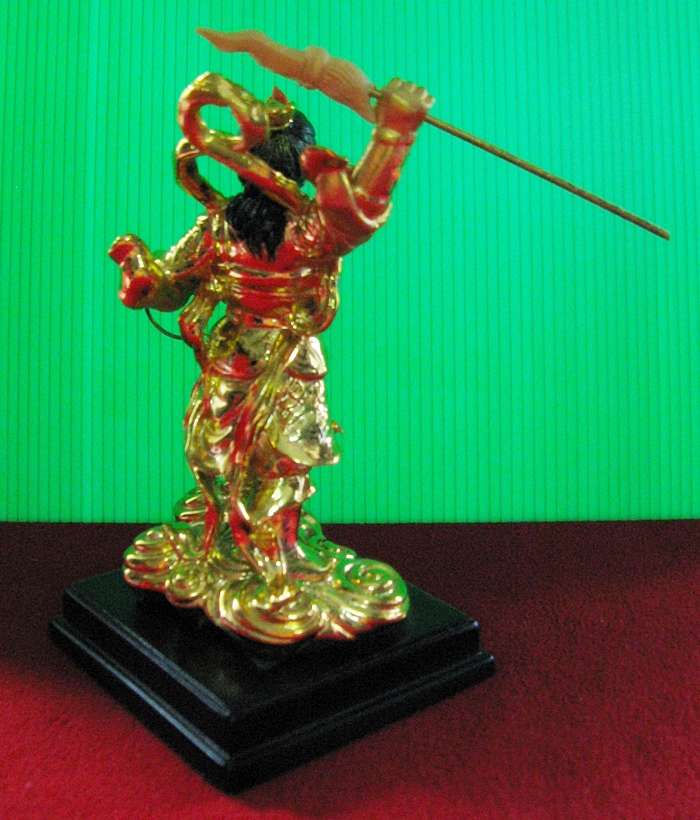 สินค้าหมดค่ะ องค์เทพนาจาองค์สีทอง เทพเจ้าแห่งความสำเร็จและชัยชนะพร้อมบทสรรเสริญค่ะ