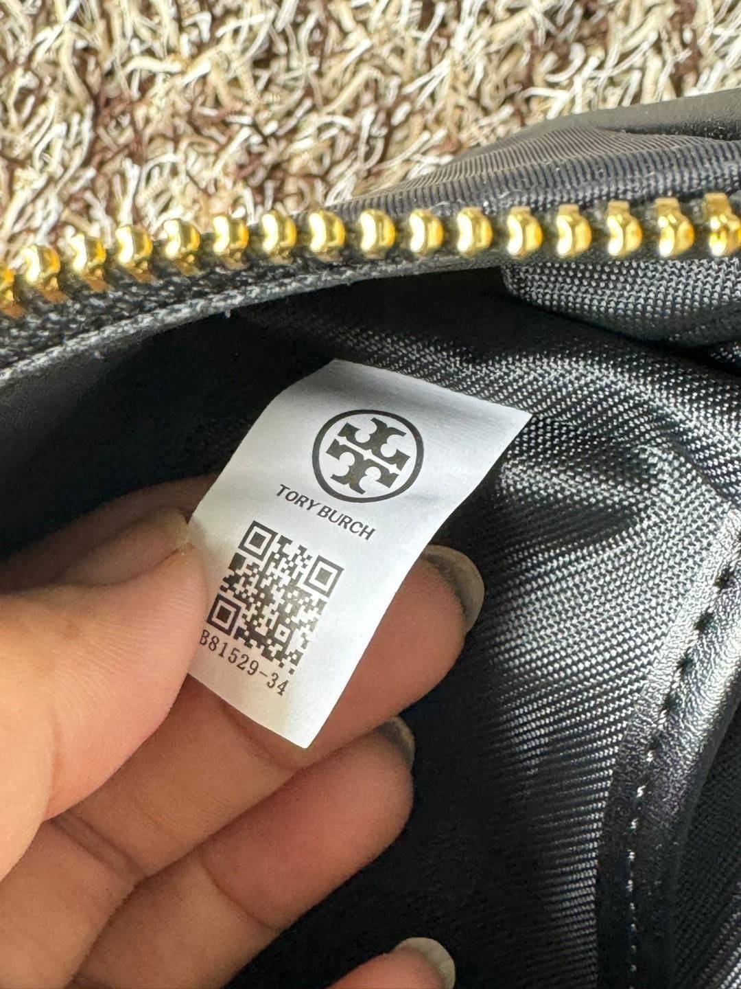 Tory Burch Nylon Web Mini Hobo Bag กระเป๋าสะพายดีไซน์เรียบง่าย น้ำหนักเบา เกรดออริ สลับแท้ 1:1 ใช้งานต่างประเทศได้