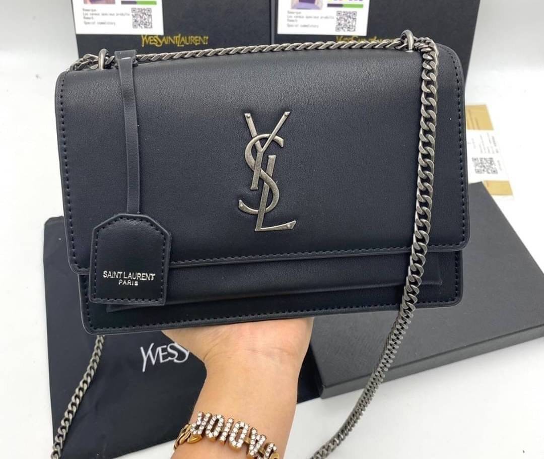 YSL SAINT LAURENT SUNSET MEDIUM IN SMOOTH LEATHER