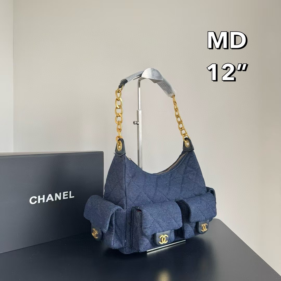 CHANEL 25C Hobo Bag ใหม่ล่าสุดก่อนใคร กับกระเป๋าสะพายทรงโฮโบรูปทรงสวยคลาสสิค ใช้งานได้ง่าย ทุกลุค ทุกสไตล์