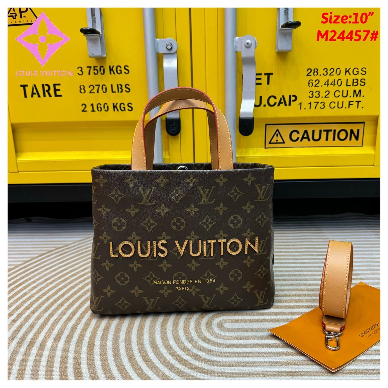 LV Shopper Tote bag Monogram pattern กระเป๋าสะพายทรงโท้ท shopper มี 3 ขนาด สวยคลาสสิค พกพาสะดวก ใช้งานง่ายสุดๆ