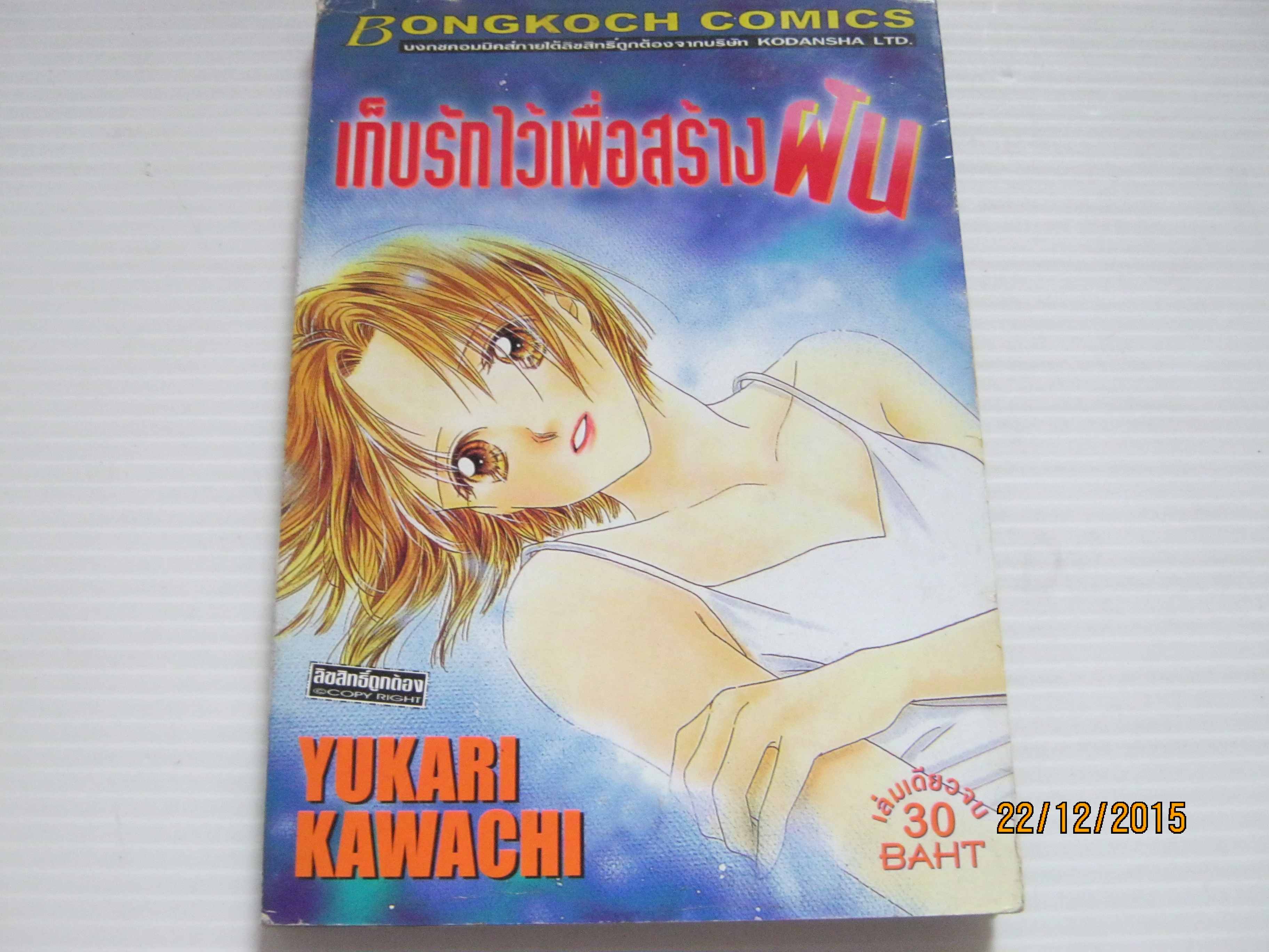 เก็บรักไว้เพื่อสร้างฝัน เล่มเดียวจบ Yukari Kawachi เขียน***สินค้าหมด***