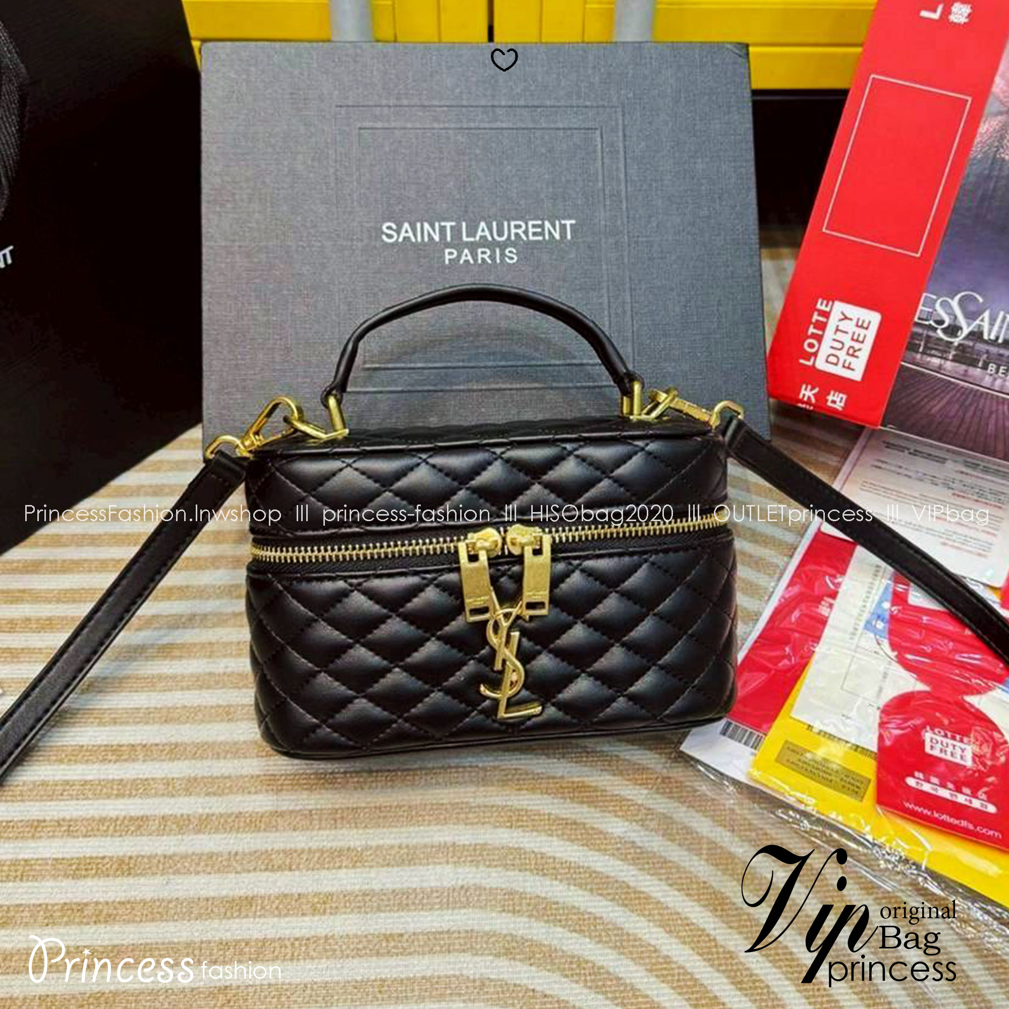 YSL gaby vanity bag กระเป๋าถือ/สะพาย ใส่เครื่องสำอางค์ ทรงกล่องสวย ที่สามารถใช้เป็น everyday bag สะพายได้ทุกวัน พลาดไม่ได้เลยกับคอลสุดหรู
