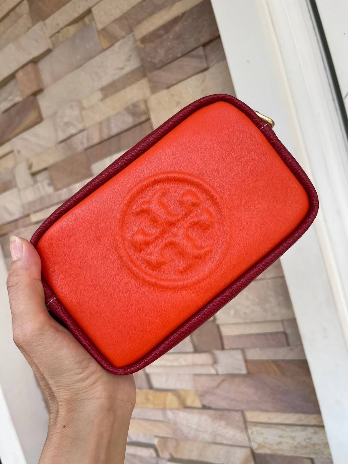 Tory burch perry bombe double strap mini bag