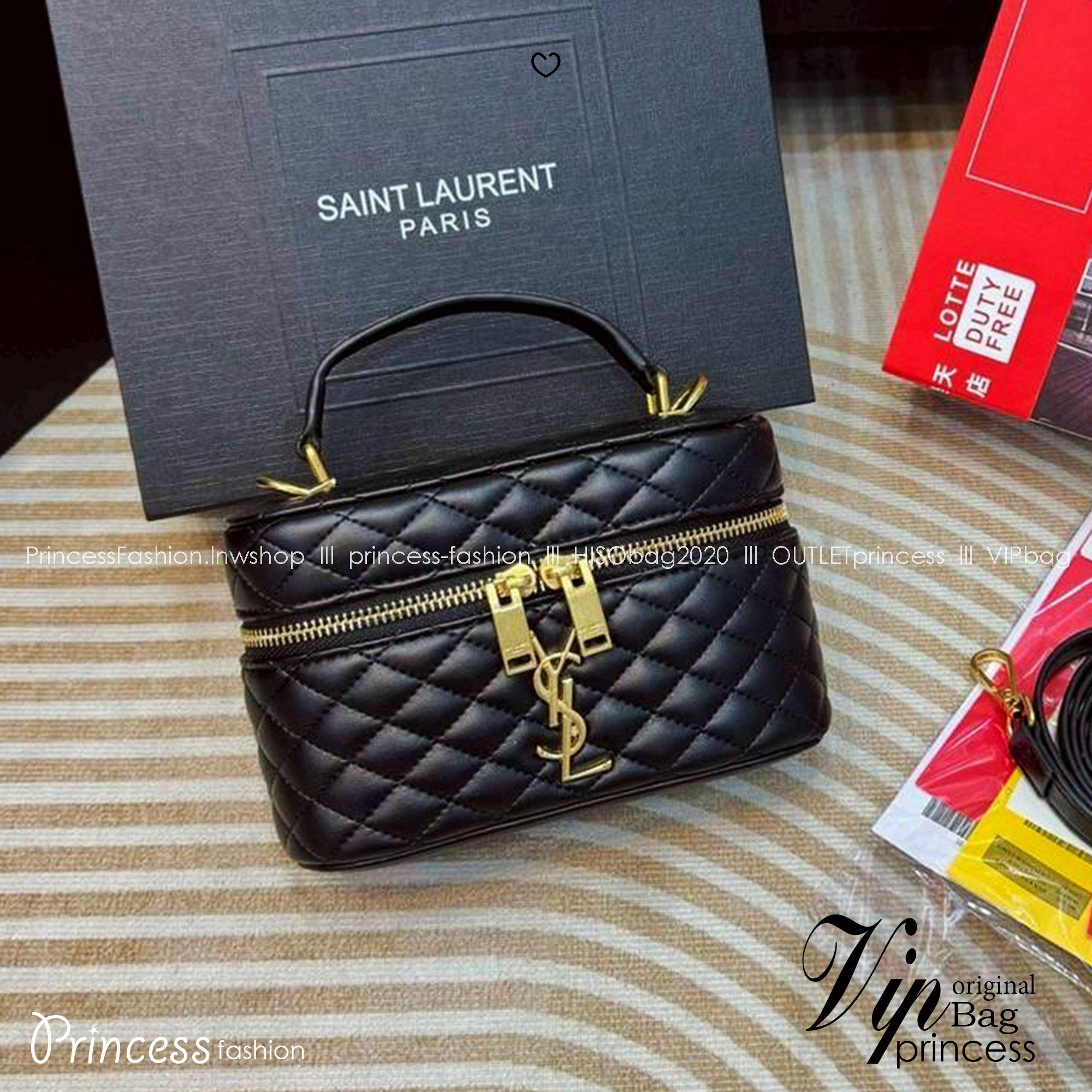 YSL gaby vanity bag กระเป๋าถือ/สะพาย ใส่เครื่องสำอางค์ ทรงกล่องสวย ที่สามารถใช้เป็น everyday bag สะพายได้ทุกวัน พลาดไม่ได้เลยกับคอลสุดหรู