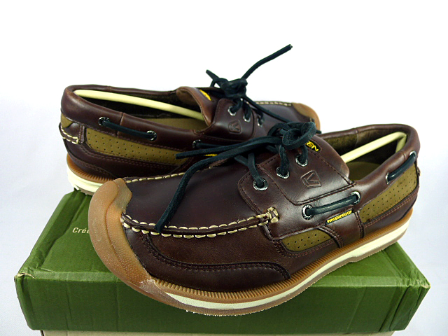 KEEN Newport Boat Shoe - Red Brown M10us/43eu