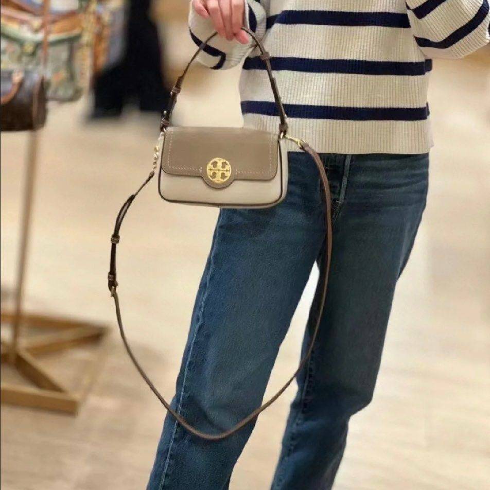 MINI พร้อมส่ง 2 สี TORY BURCH FELIX MINI CROSSBODY BAG กระเป๋าสะพาย เกรดท็อปออริ เกรดดีสุด สลับแท้ 1:1