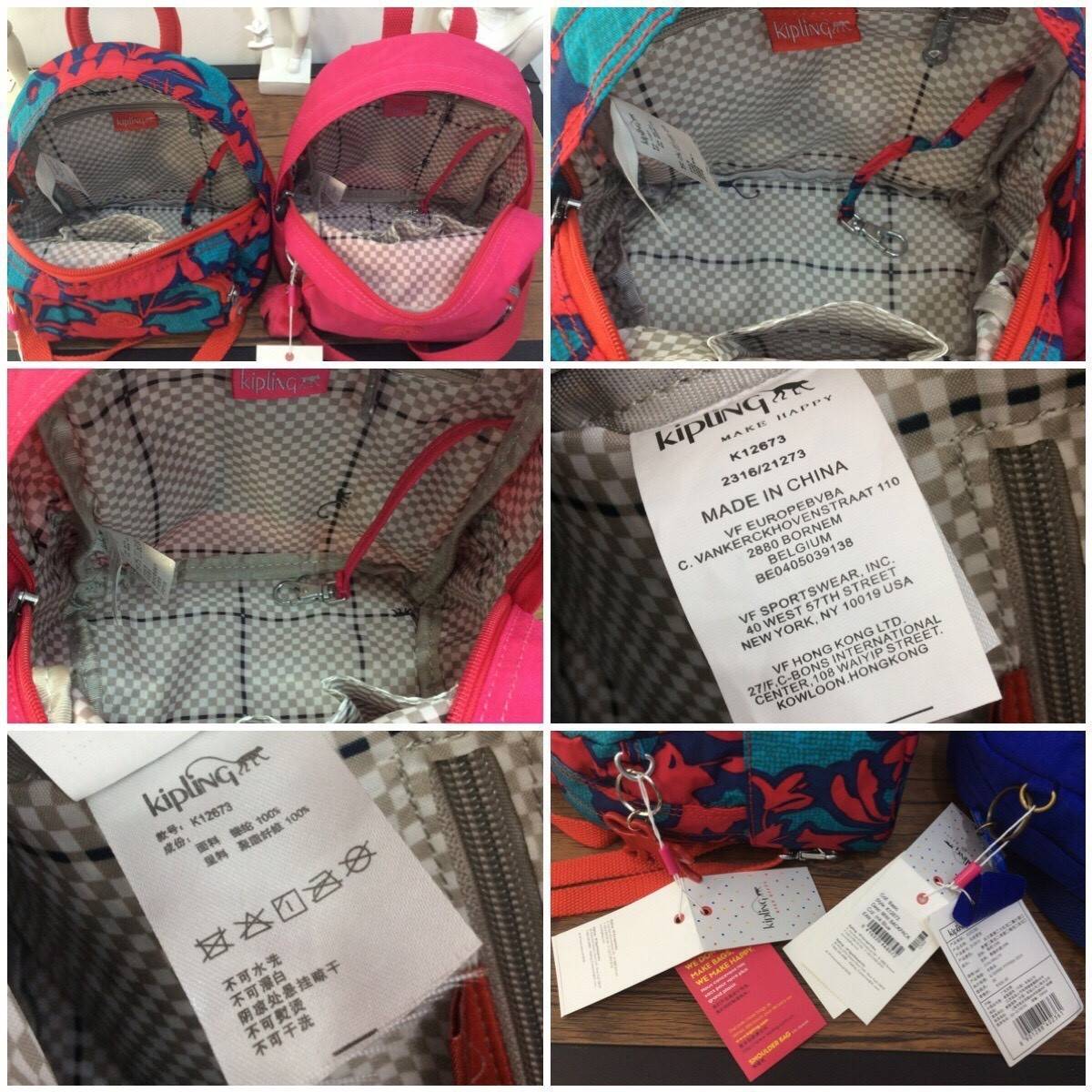 New Arrival!!! Kipling Mini nylon Backpack ( K12673 ) >> กระเป๋าเป้มินิรุ่นใหม่ล่าสุด วัสดุไนล่อนกันน้ำ บุด้วยนวมเพิ่มความนุ่ม เปิดปิดด้วยซิป >>รูปทรงสวย ขนาดกะทัดรัด น้ำหนักเบา สีสันสดใส