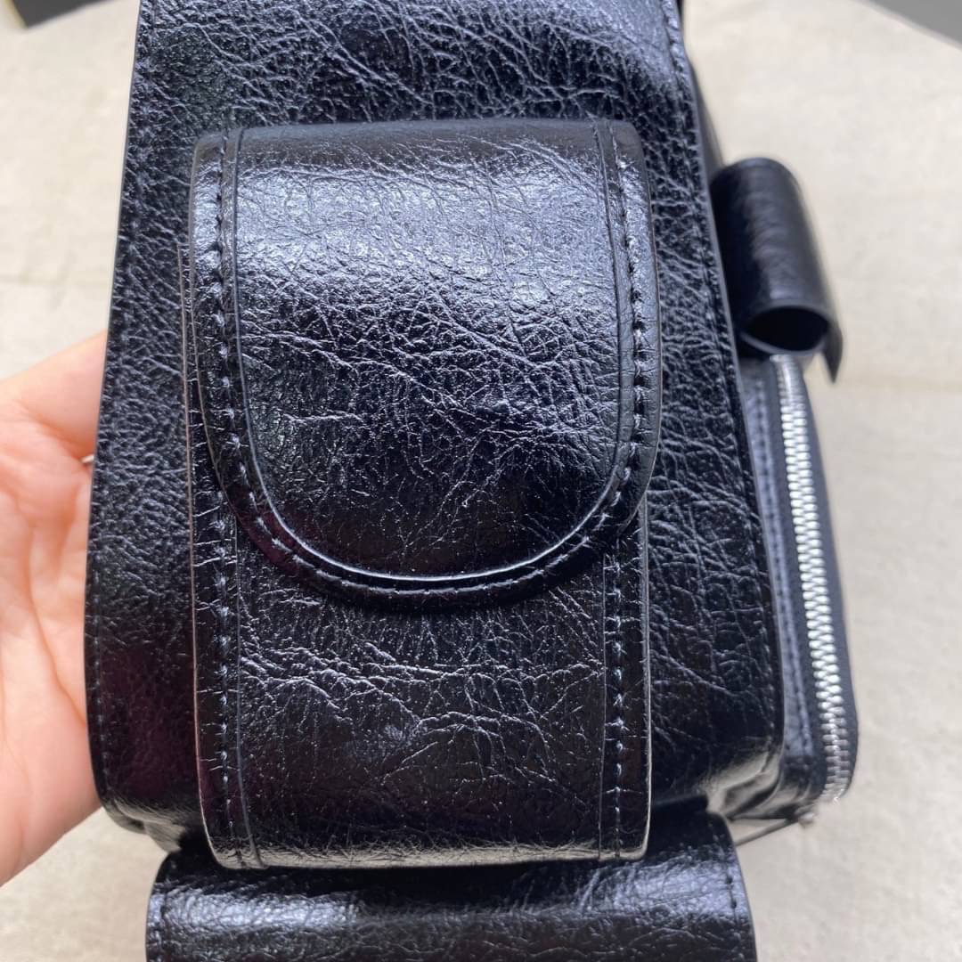 Balenciaga SUPERBUSY SMALL SLING BAG IN BLACK กระเป๋าสะพาย ใช้ได้ทั้งชายหญิง เกรดออริ 1:1 สลับแท้ ใช้งานต่างประเทศได้