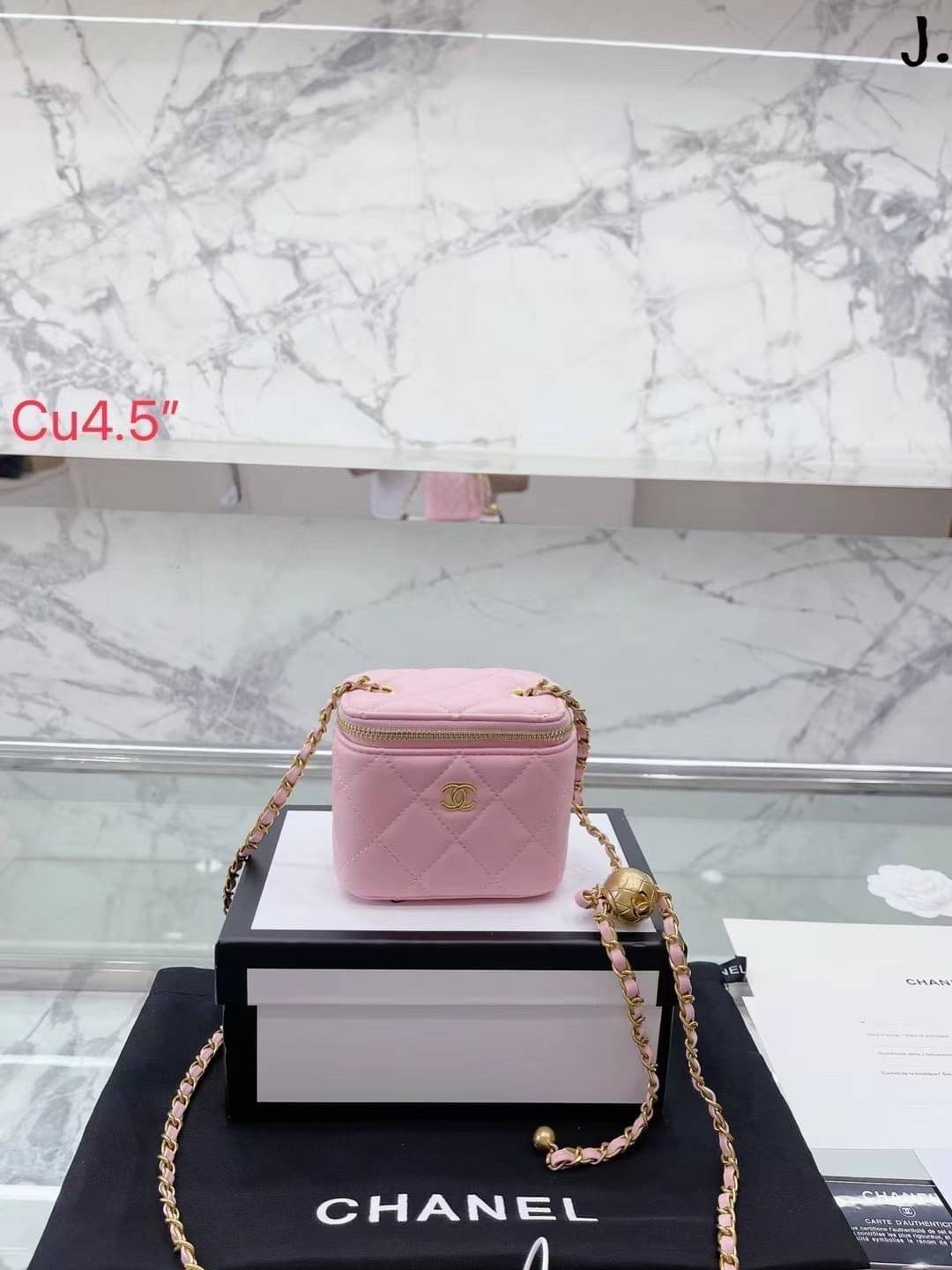 Chanel Pearl Crush Mini Vanity / Chanel Vanity crossbody bag กระเป๋าทรงกล่องใบเล็กน่ารัก งานหนังสวย ตอบโจทย์และครองใจสาวๆ ได้อย่างแท้จริง