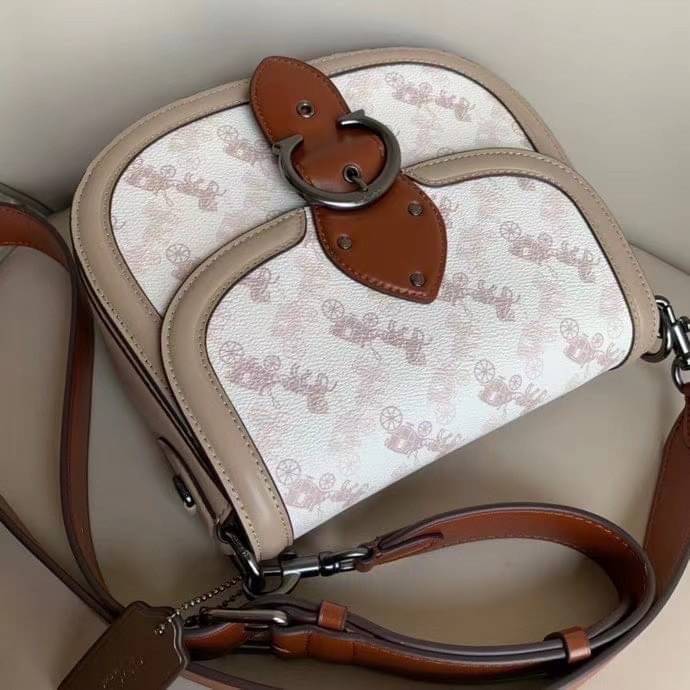 COACH 0745 Printed coated canvas and glovetanned leather