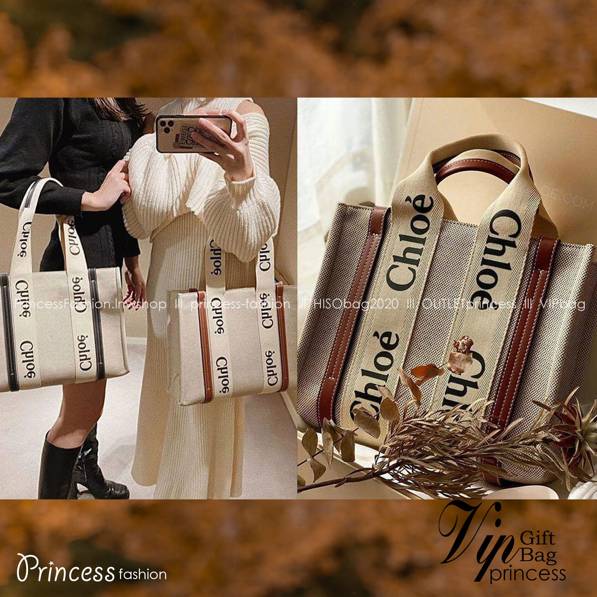 CHLOE Woody tote bag [mini size] 10" กระเป๋าทรงโท้ท จุของได้เยอะมาก แบรนด์ดังจากสัญชาติฝรั่งเศส เป็นที่ชื่นชอบของเซเลบริตี โคลเอ้รุ่นนี้เป็นสไตล์วินเทจ เรียบหรูและดูดี ออกแบบมาเพื่อการใช้งานที่ง่ายแสนง่าย