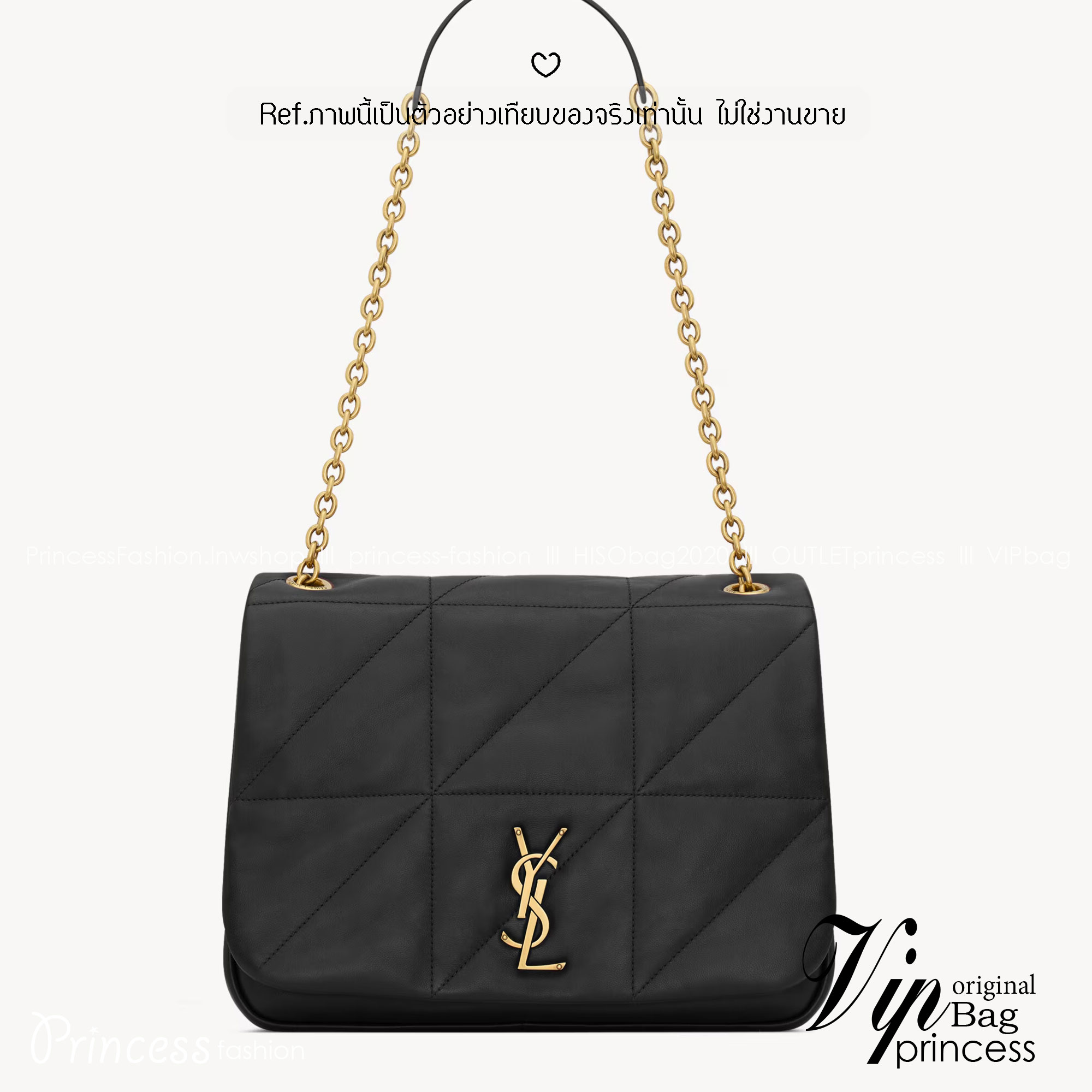 ORI หนังแท้ | YSL JAMIE 4.3 medium Bag 35cm กระเป๋าสะพายใบใหญ่ เรียบหรู ดูปัง ดูแพง สีดำคลาสสิคตัดกับอะไหล่สีทองได้อย่างลงตัว ภายในโล่งกว้าง จุของได้แบบเต็มที่