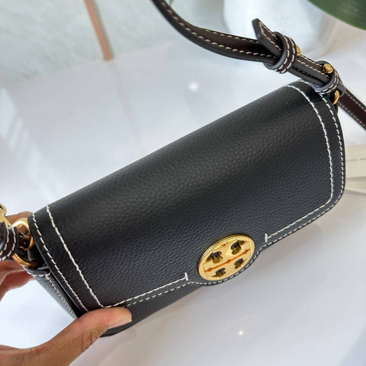 MINI พร้อมส่ง 2 สี TORY BURCH FELIX MINI CROSSBODY BAG กระเป๋าสะพาย เกรดท็อปออริ เกรดดีสุด สลับแท้ 1:1