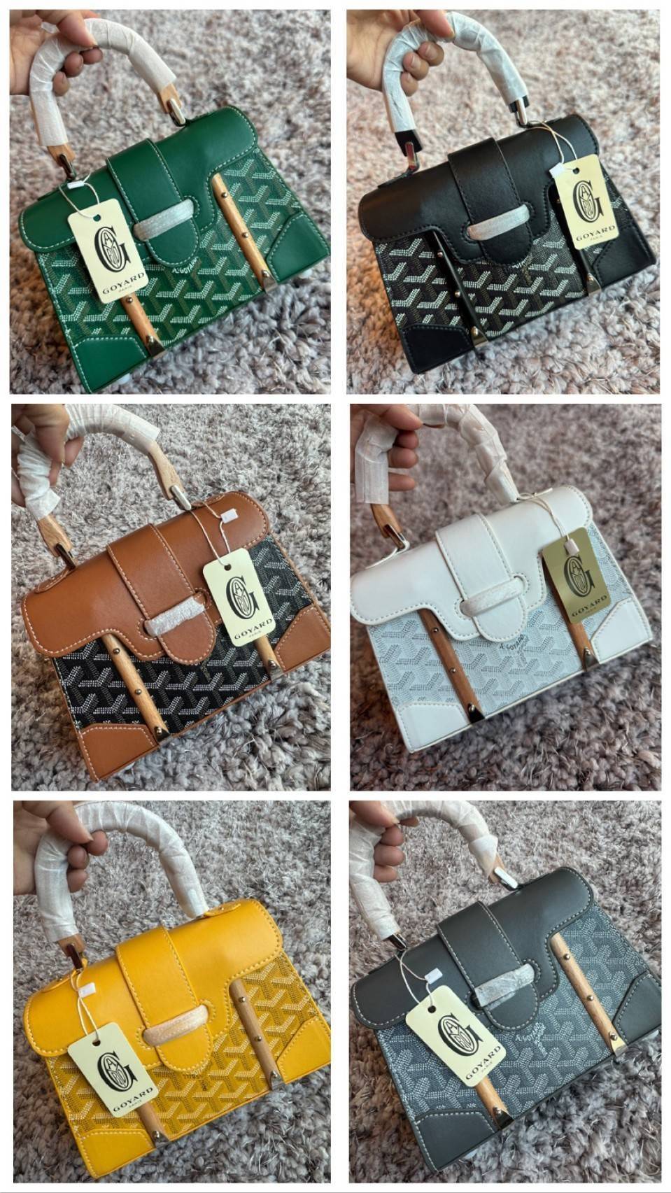 พร้อมส่ง 6 สี Goyard Saïgon Structuré Mini Bag / Saigon Bag กระเป๋าถือ/สะพาย เกรดออริ สลับแท้ 1:1 ใช้ต่างประเทศได้ ภาพถ่ายจากงานขายจริง