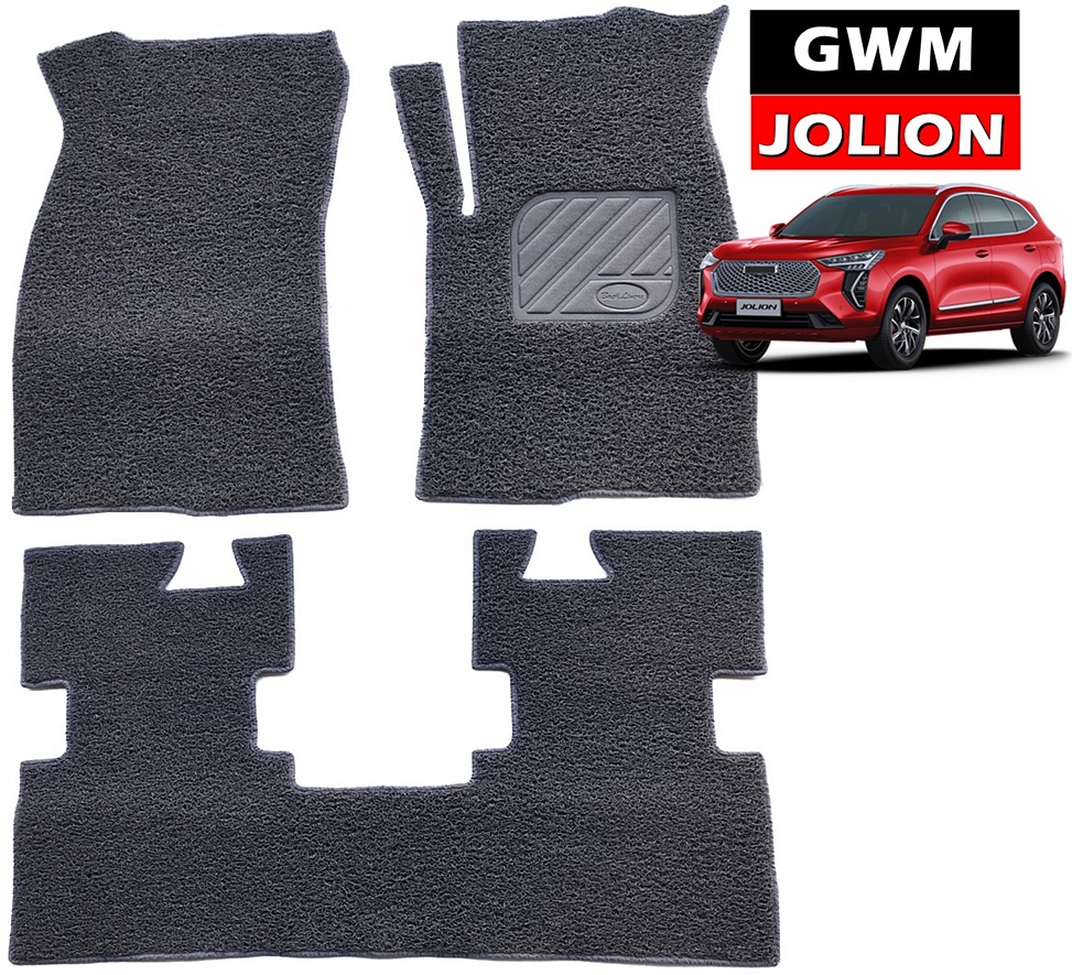พรมดักฝุ่นไวนิล HAVAL JOLION 2022 พรมดักฝุ่นในรถ เกรดA หนานุ่ม เข้ารูป ตรงรุ่นรถ 3ชิ้น
