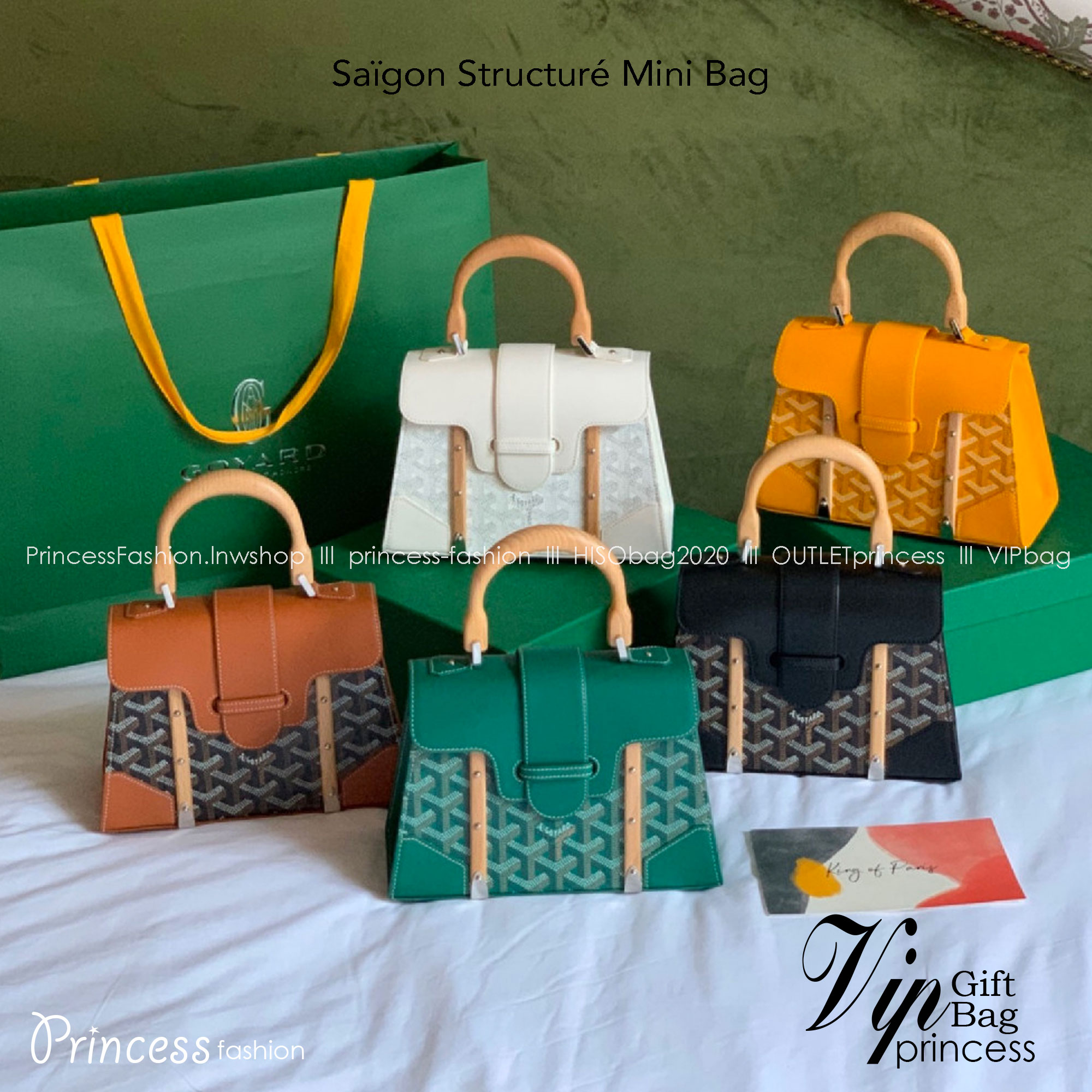 GOYARD Saigon Structure Mini Bag คุ้มค่าและ exclusive ที่สุดกระเป๋าทรงโท้ทไซส์มินิ ดีไซน์ล้ำ โดดเด่นด้วยรูปทรงและมือจับไม้สังเคราะห์ ที่ไม่เหมือนใคร และเพิ่มลูกเล่นด้วยสายคาด ใช้งานได้ทุกสถานการณ์ หยิบใช้วันไหนๆ ก็ตอบโจทย์ได้หมดน้า