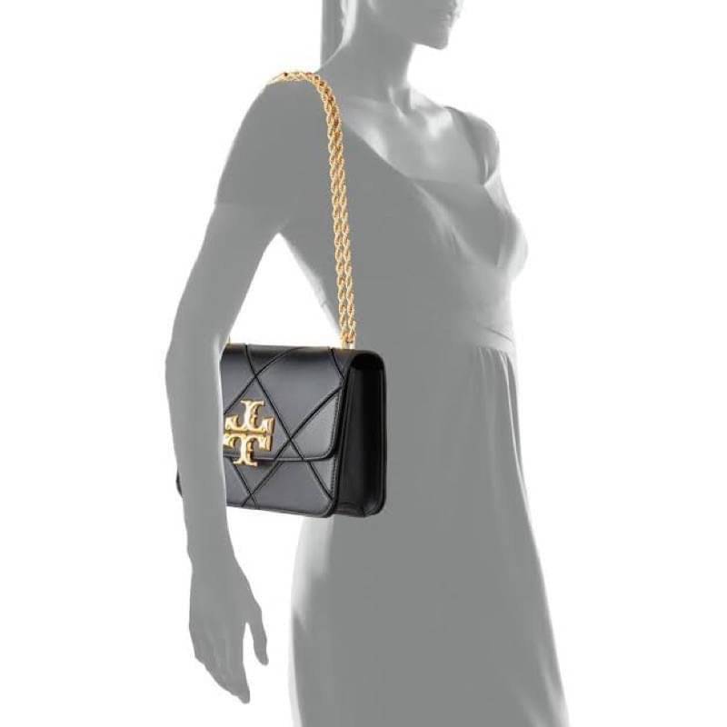 สวยจริงคุณภาพสูง ไม่จกตาค่ะ!! TORY BURCH ELEANOR QUILTED CONVERTIBLE SHOULDER BAG ((73590)) พร้อมส่งที่ไทย ใครรออยู่ห้ามพลาด จำนวนจำกัดค่ะ!! อีกรุ่นที่น่าครอบครองมากๆค่ะ😘 กระเป๋าสะพายข้างและทบสายเป็นคล้องไหล่ได้ หนังแท้ชั้นดีที่สุด ทำลายเหลี่ยมตัด