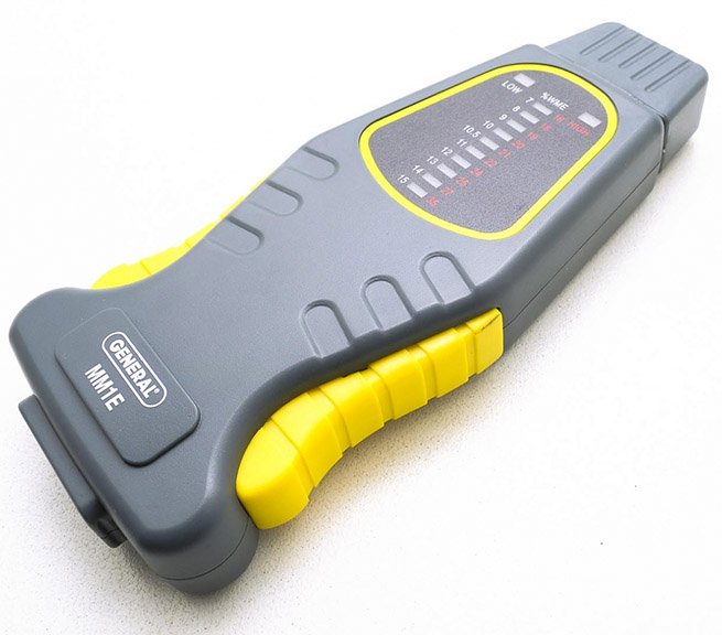 GENERAL เครื่องวัดความชื้นพื้นคอนกรีต ผนังปูน ไม้พื้น ใช้วัดความชื้นก่อนการทาสี ติดตั้งพื้น รุ่น MM1E