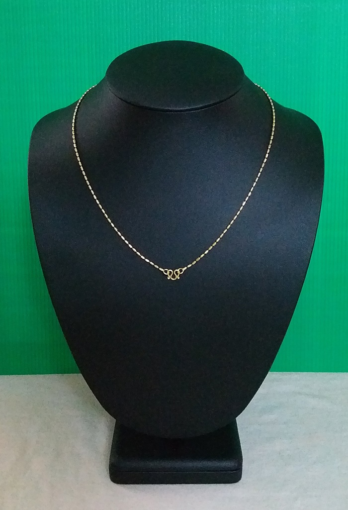 สร้อยคอผู้หญิงทำจากเหรียญ25,50ส.ต.ลายปล้องค่ะ