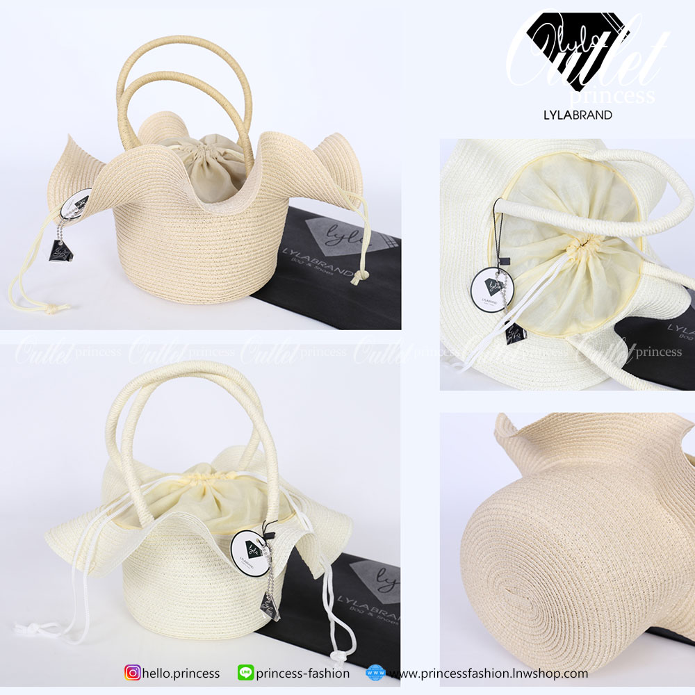LYLABRAND🔔 บัทเก็ทที่เหมาะกับความทะเลเป็นที่สุด หรือจะใส่กับเดรสยาว ก็น่ารักไม่แพ้กันค่ะ ❤️