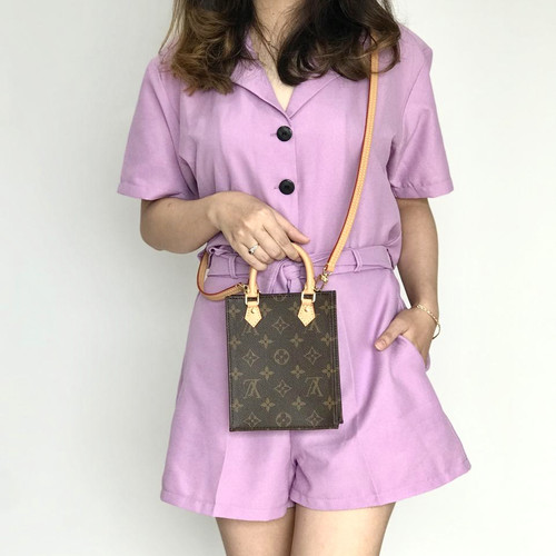 LV Petit Sac Plat / LV MINI TOTE เกรดใช้งานสลับใบจริงได้ เทพออริจินอล เนื้องานสวยงาม หนังแท้ ภาพสินค้าถ่ายจากงานขายจริงใช้งานต่างประเทศได้