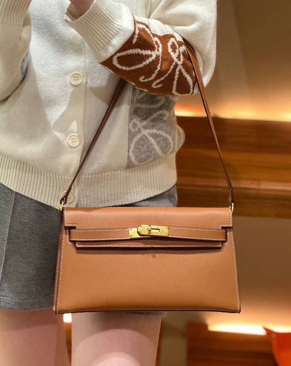 HERMES Kelly Classique To Go wallet swift leather เกรดงานดีสุด กระเป๋าแบรนด์หรูทรงกระเป๋าสตางค์ หนังแท้ เกรดออริ ท็อป สลับแท้ 1:1 ใช้งานต่างประเทศได้