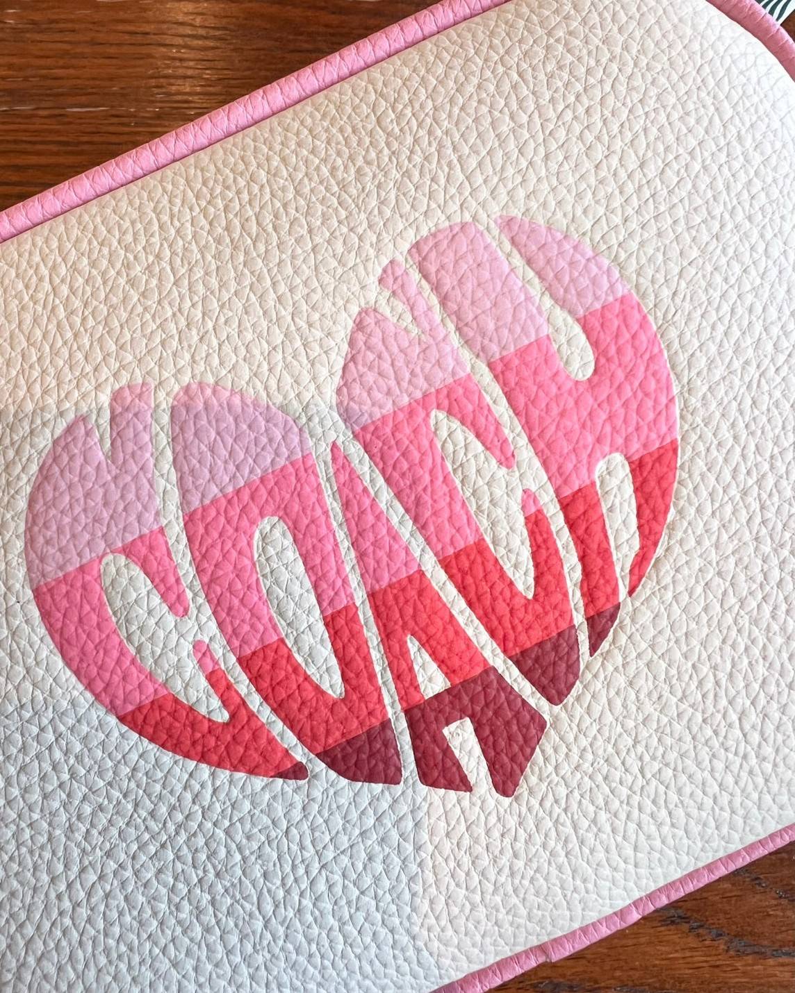 ใจละลายหมดแล้วค่า 😍 Coach Mini Jamie Camera Bag With Stripe Heart Motif ((CA072)) พร้อมส่งล่าสุด! กับกระเป๋าสะพายแบบครอสบอดี้ร์ บอกเลยน้องน่ารักสีสวยมากๆค่ะ