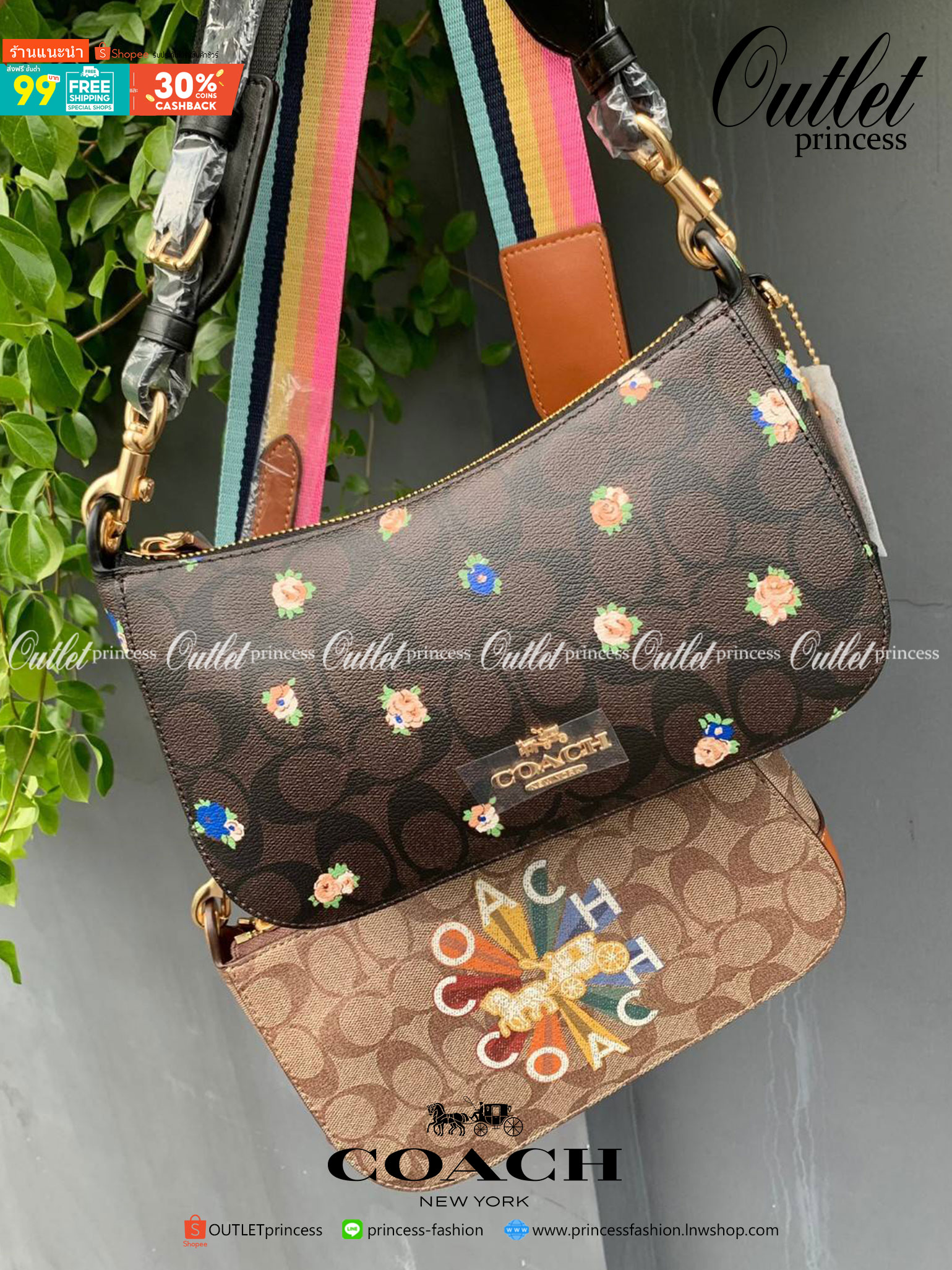 COACH C7264 C6823 C6817 JES BAGUETTE IN SIGNATURE CANVAS คอลเลคชั่นใหม่ล่าสุด พร้อมเสิร์ฟความสวยถึงบ้านเช่นเคย!! กระเป๋าสะพายทรงบาแกตต์ ดีไซน์ย้อนยุค ที่แอบแฝงความเรียบหรูดูแพงอยู่ในตัว โดดเด่นด้วยสายสะพายเส้นใหญ่ โทนสีคอนทราส ทำให้ไอเท็มนี้ดูมีลูกเล่นมาก