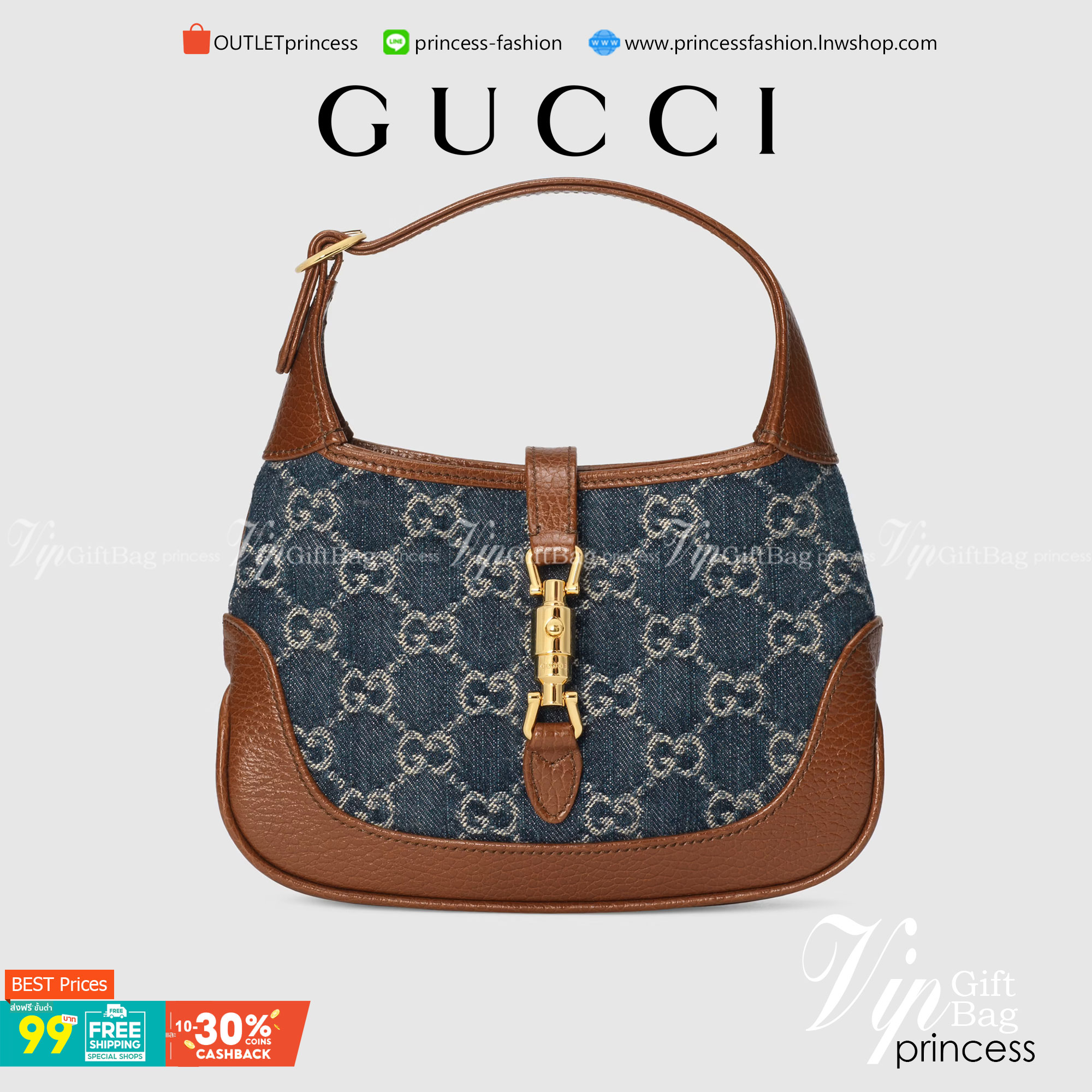 VIP GIFT 】หนังแท้ GUCCI Jackie 1961 mini shoulder bag กระเป่ารุ่นฮิตจาก Gucci ต้องบอกเลยว่าสำหรับสาวๆหลายคนนั้น ที่ชื่นชอบ หรือเป็นสาวกกลับแบรนด์อย่าง Gucci ต้องบอกเลยนะว่าสำหรับรุ่นนี้ห้ามพลาดไปทีเดียว บอกว่าได้เป็นตำนานควาวินเทจได้อย่างดี โดยขนาดของตัวก