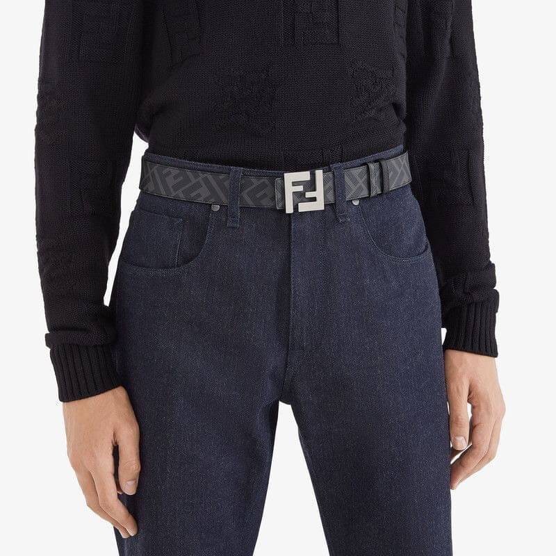 FENDI Belt Black leather belt / FF Belt เข็มขัดเฟนดิหนังแท้ เกรดออริจินอล ดีไซน์เรียบหรูเข้ากับทุกลุค ใช้ได้ทั้งชายหญิง มาพร้อมกล่อง ห้ามพลาดค่ะ! พร้อมส่งที่ไทย ภาพถ่ายจากงานขายจริง ใช้งานต่างประเทศได้