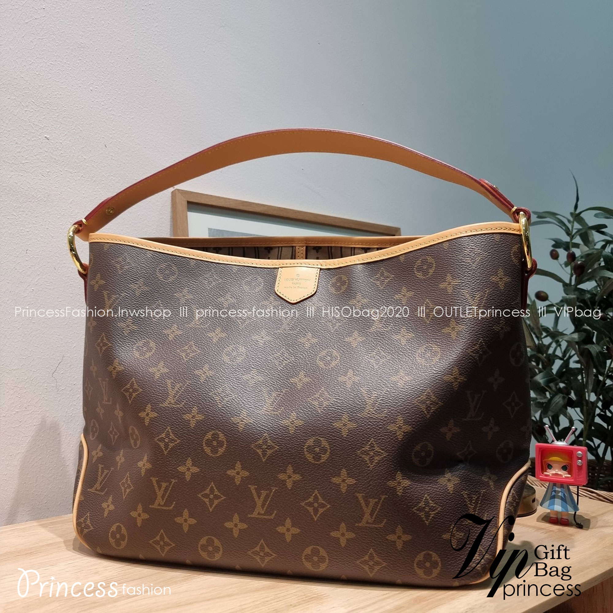LV delightful bag / LV CARRYALL Monogram Canvas / LV Shopping Bag กระเป๋าทรงโท้ทใบใหญ่ ขนาดจุได้แบบล้นๆ สมใจใครที่มองหากระเป๋าใบโปรด