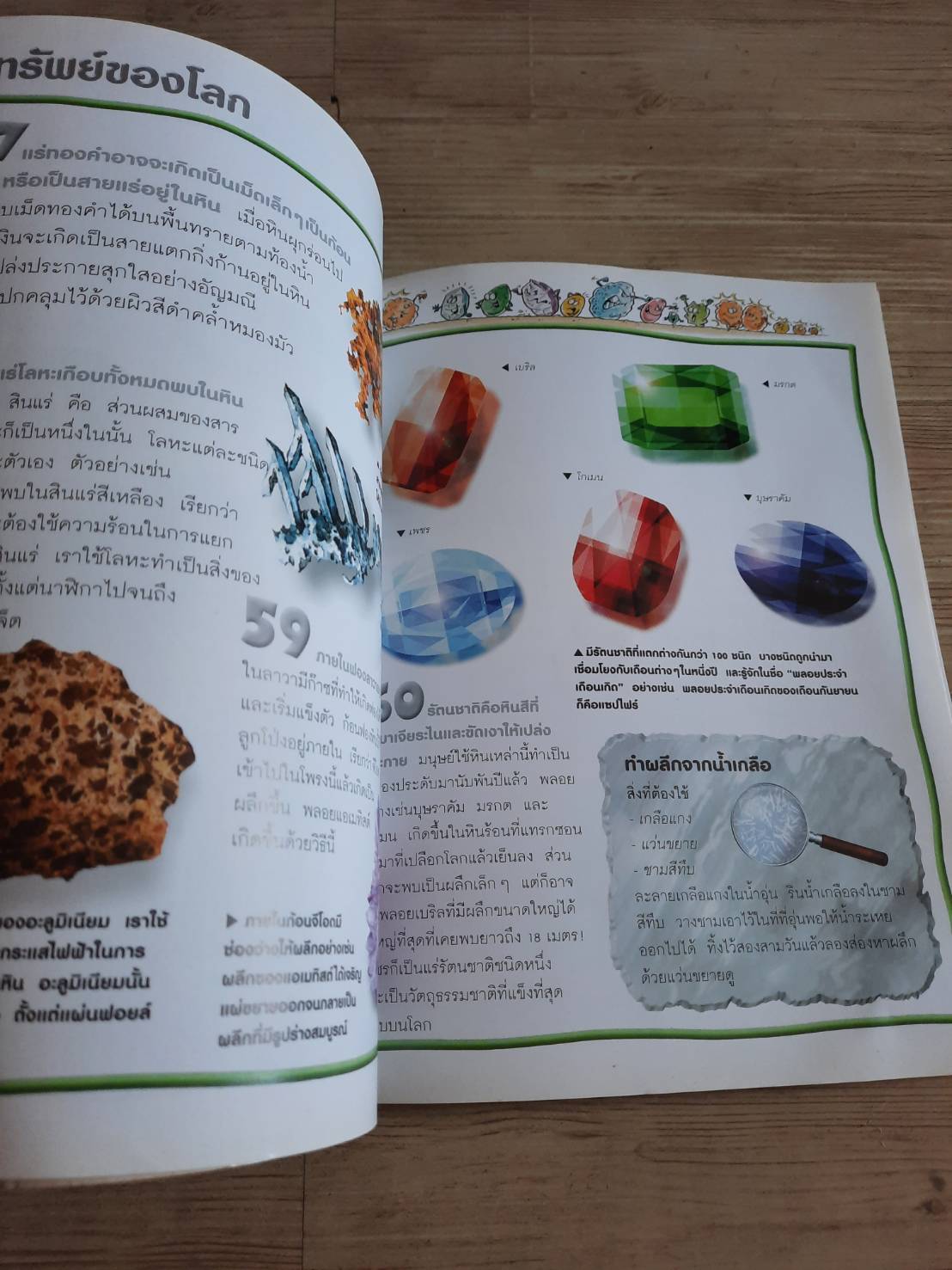 100 เรื่องน่ารู้เกี่ยวกับโลกของเรา พิมพ์ครั้งที่ 10 แคลร์ โอลิเวอร์ เขียน ชวธีร์ รัตนดิลก ณ ภูเก็ต แปล