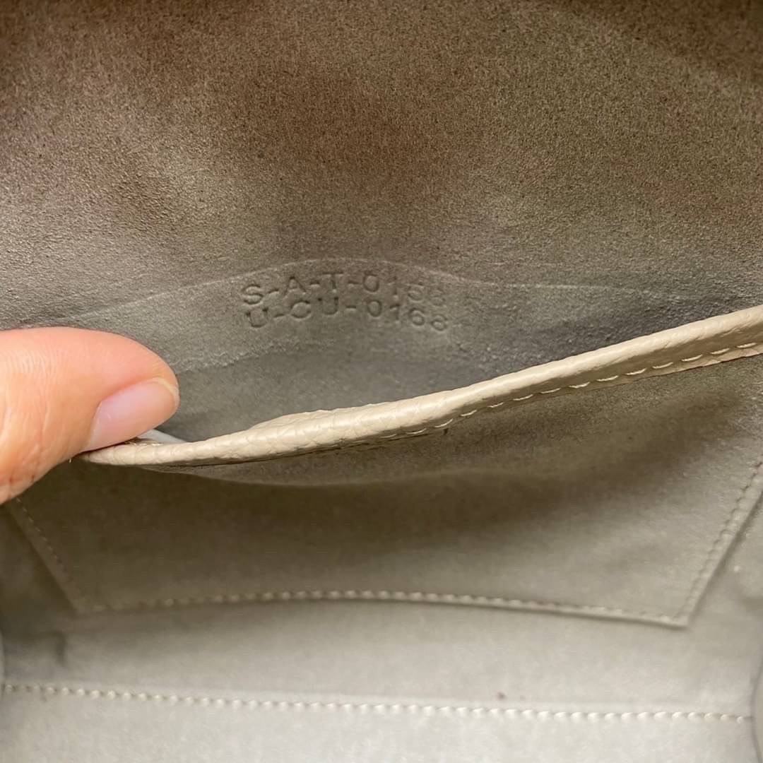 ORI หนังแท้ | Celine Luggage Tote Nano Bag20cm กระเป๋าสะพายทรงโท้ท ดีไซน์เป็นเอกลักษณ์ เรียบหรูดูแพง