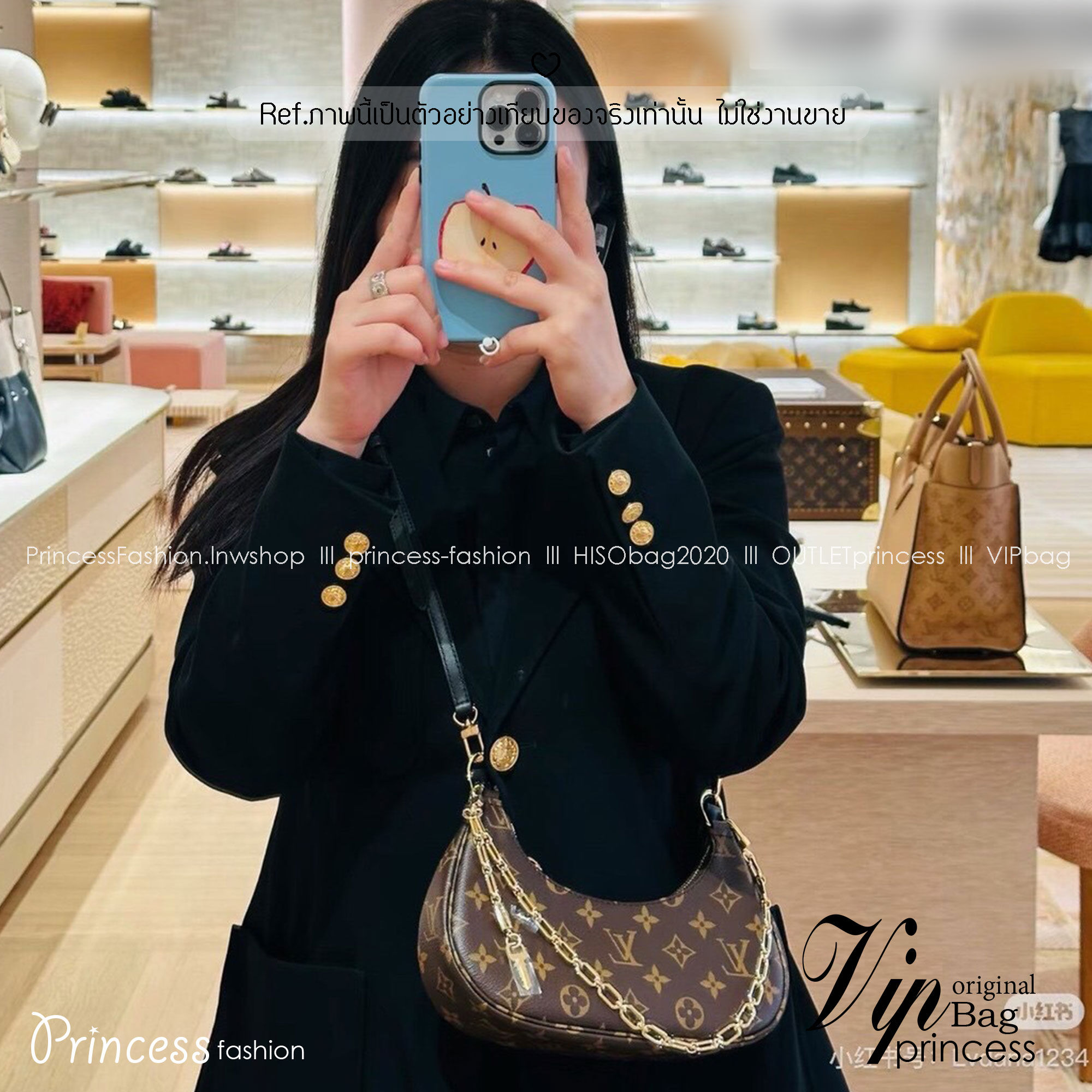 LV Catchy PM bag กระเป๋าสะพายทรงโฮโบหูจับในตัว ดีไซน์ใหม่ ยังคงเอกลักษณ์ ดีไซน์ลวดลายโมโนแกรมเรียบหรู สวยจับต้องได้ เก๋มากๆ เพิ่มกิมมิกแต่งสายและพวงกุญแจโซ่สีทองโดดเด่น