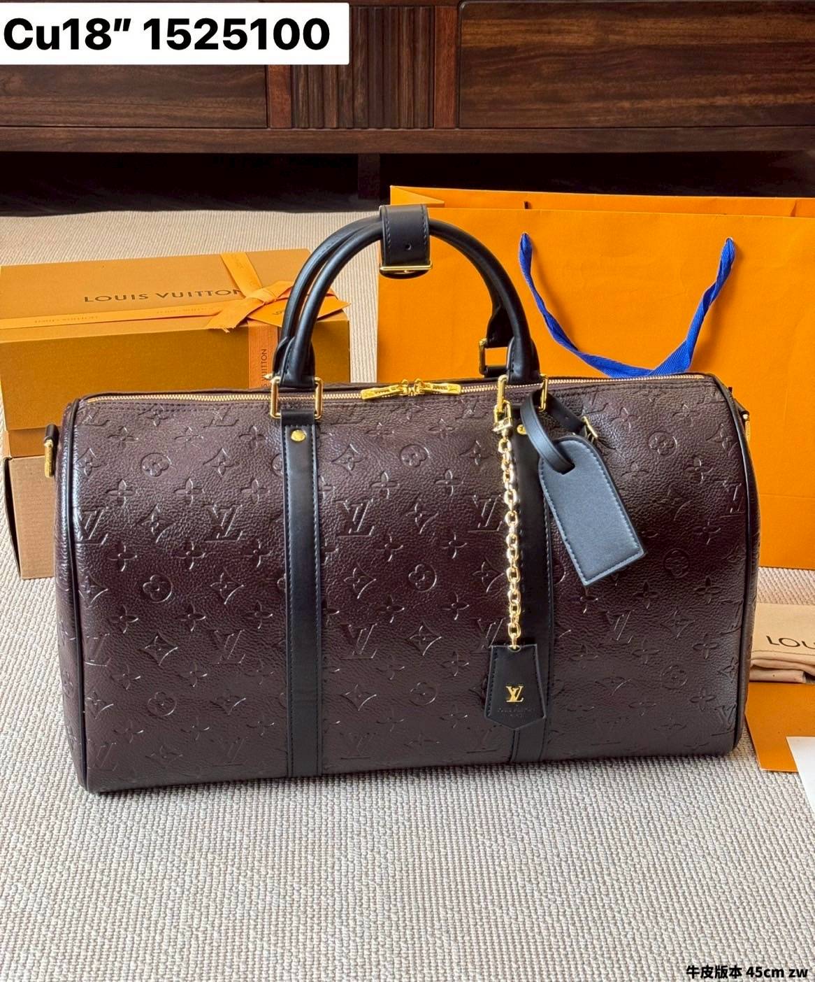 LV Keepall Bandoulière 45 Autres Cuirs Monogram / LV Travel Bag กระเป๋าสะพายเดินทางใบใหญ่ สีใหม่ล่าสุด โทนม่วงโดดเด่นสุดคลาสสิค ด้วยดีเทลความเป็นเอกลักษณ์ เรียบแต่หรู